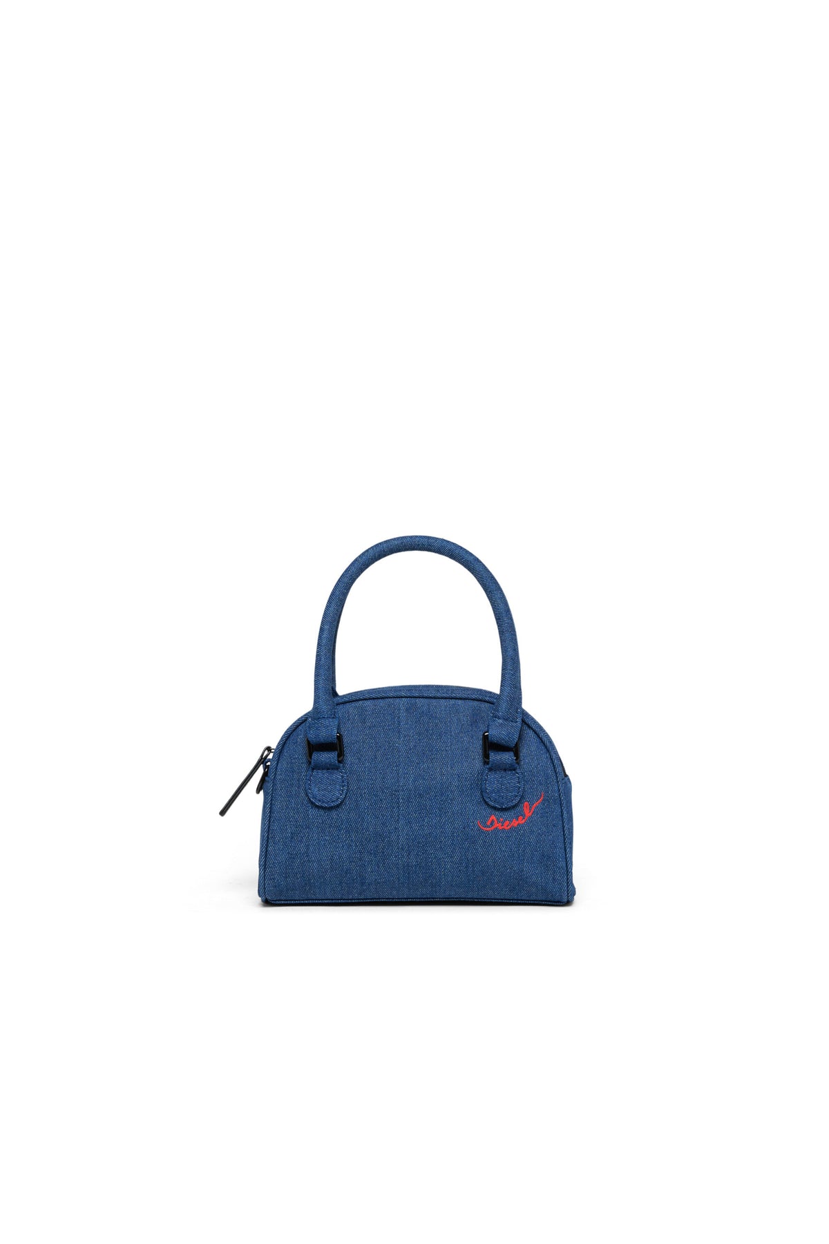 Bolso de denim con logo