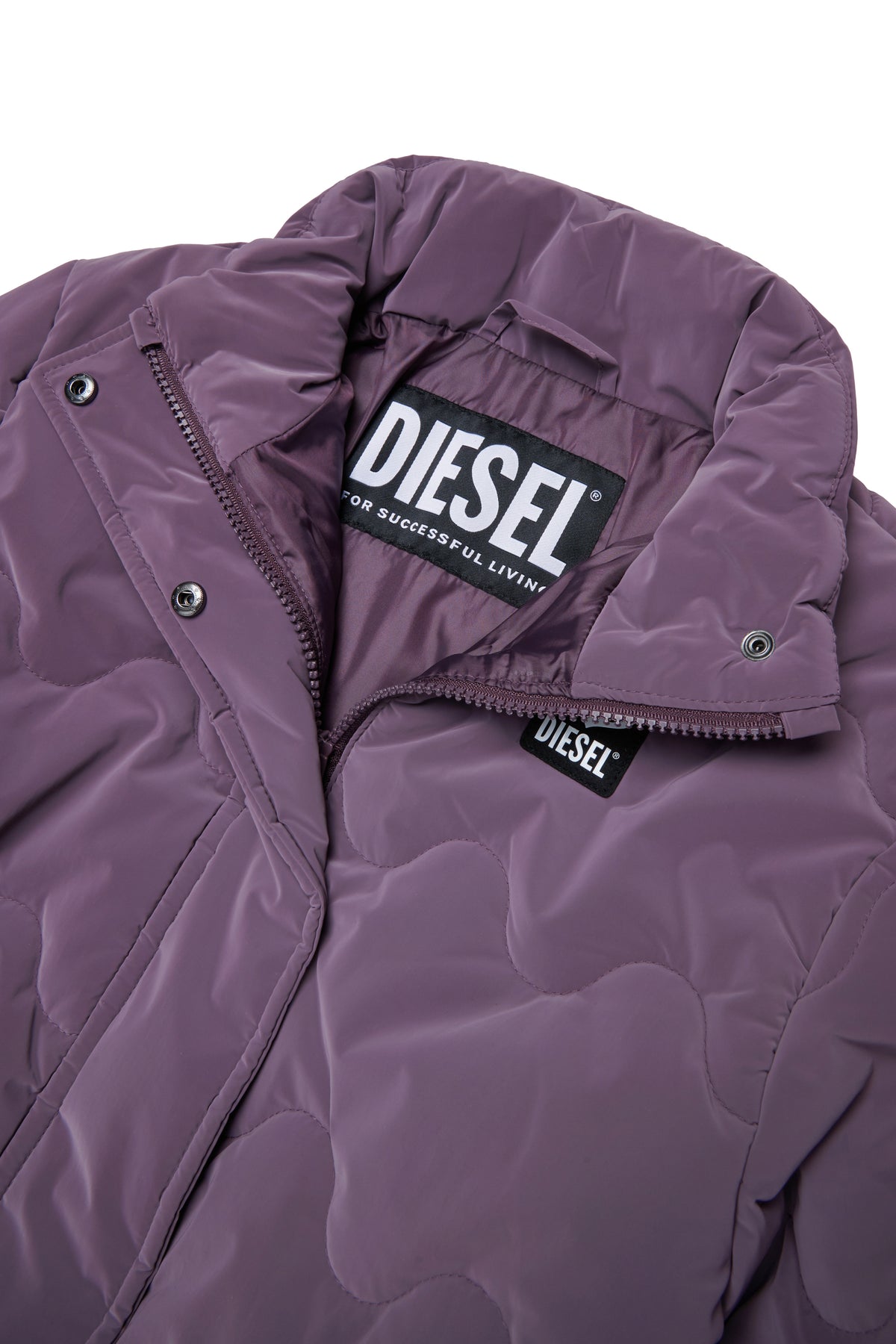 Veste matelassée avec logo imprimé