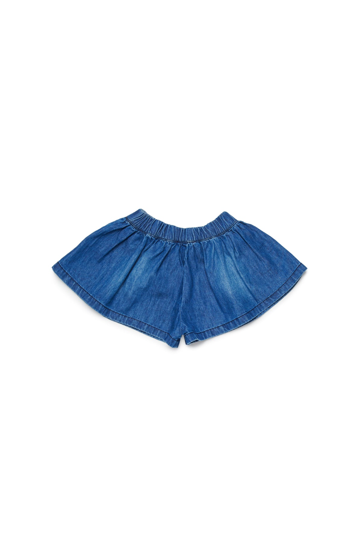 Shorts vaqueros con logo estampado
