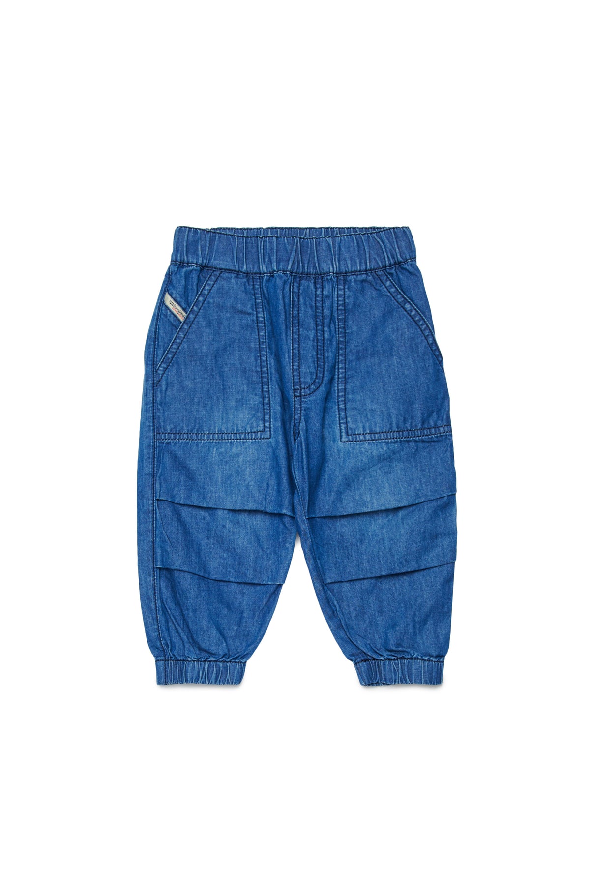 Jean coupe décontractée lavage bleu moyen