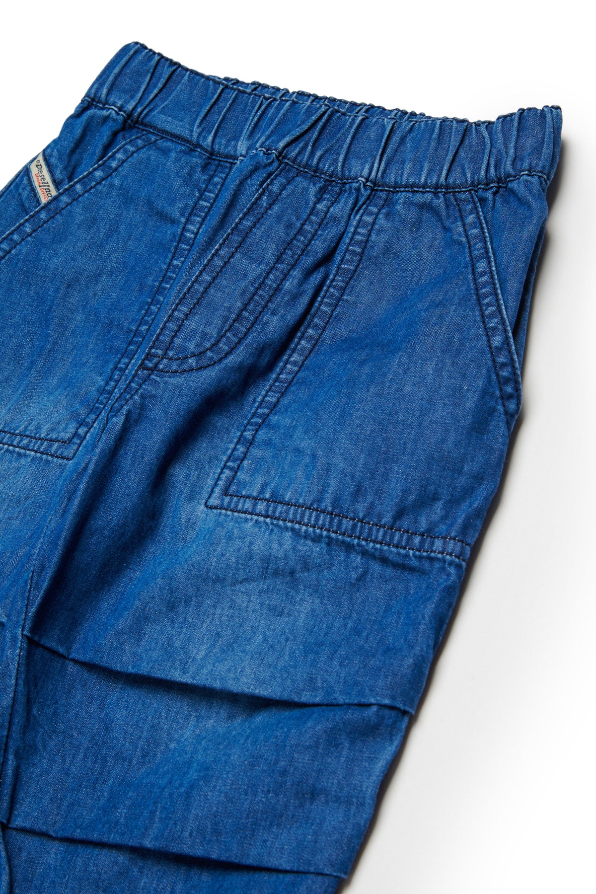 Jean coupe décontractée lavage bleu moyen