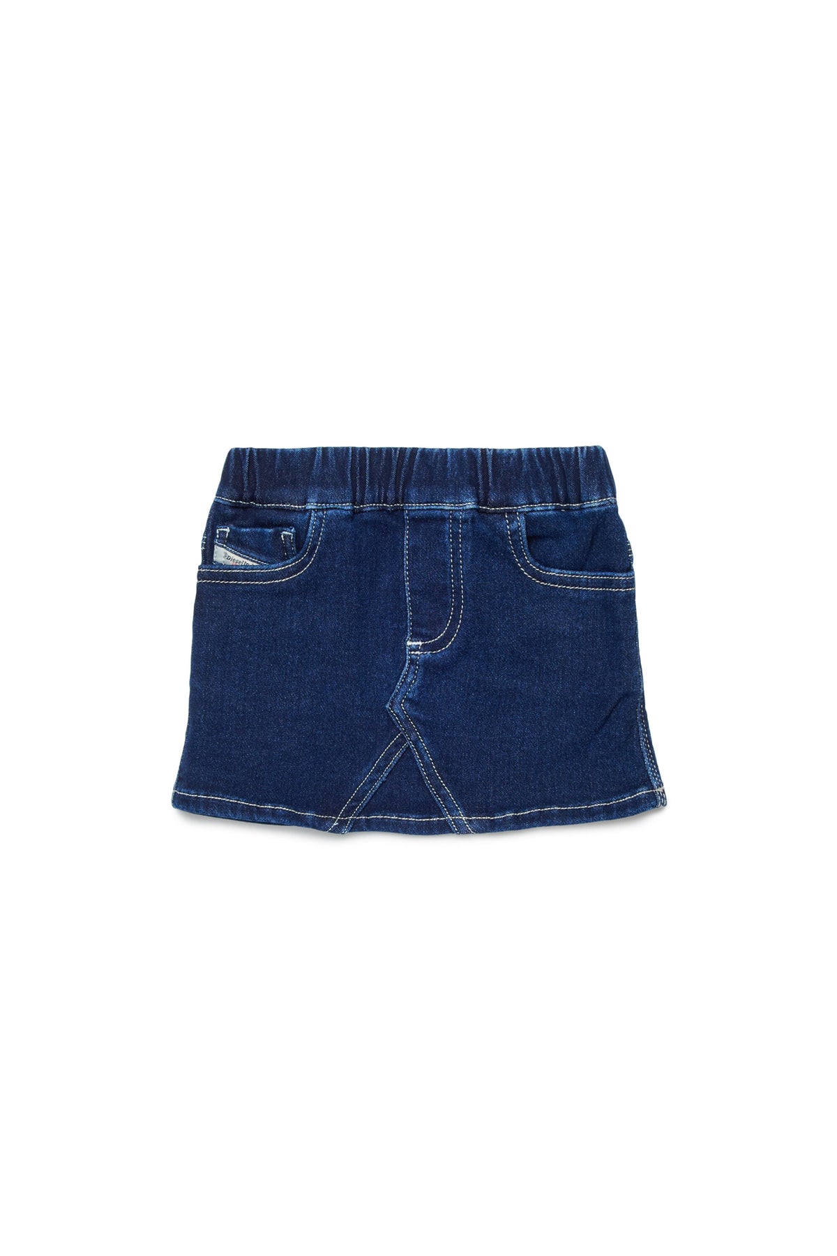 Jupe en denim avec logo