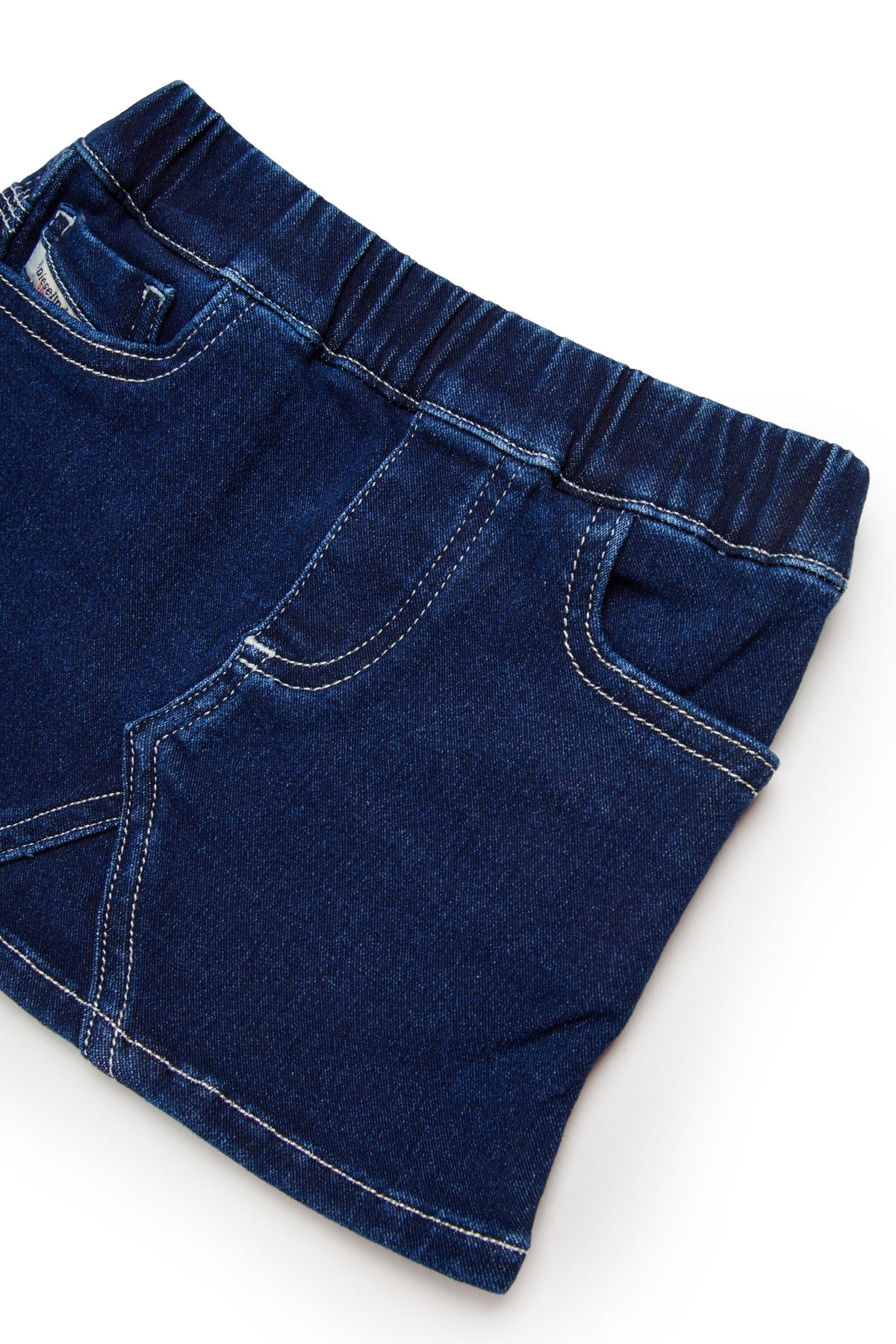 Jupe en denim avec logo