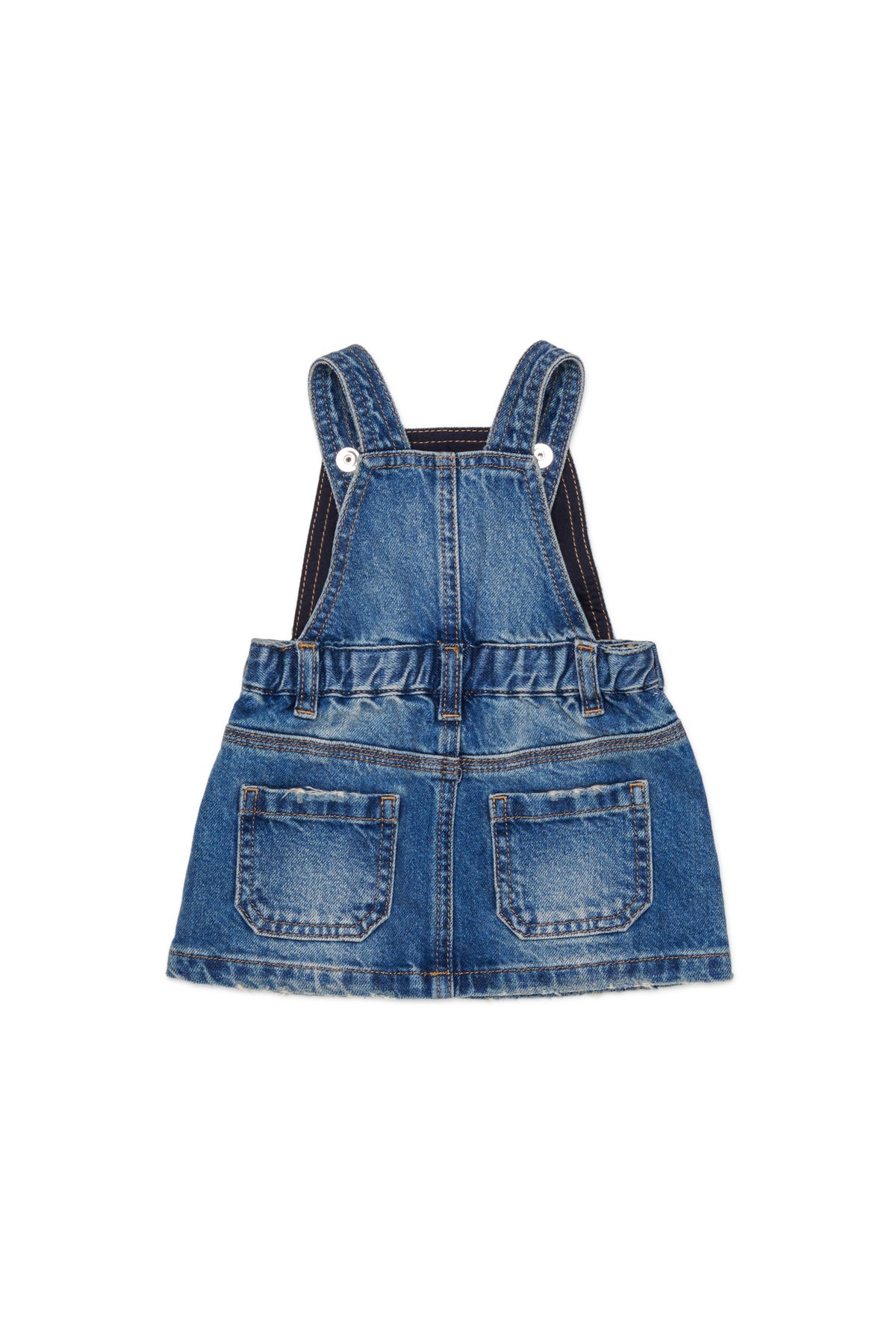 Salopette courte en denim