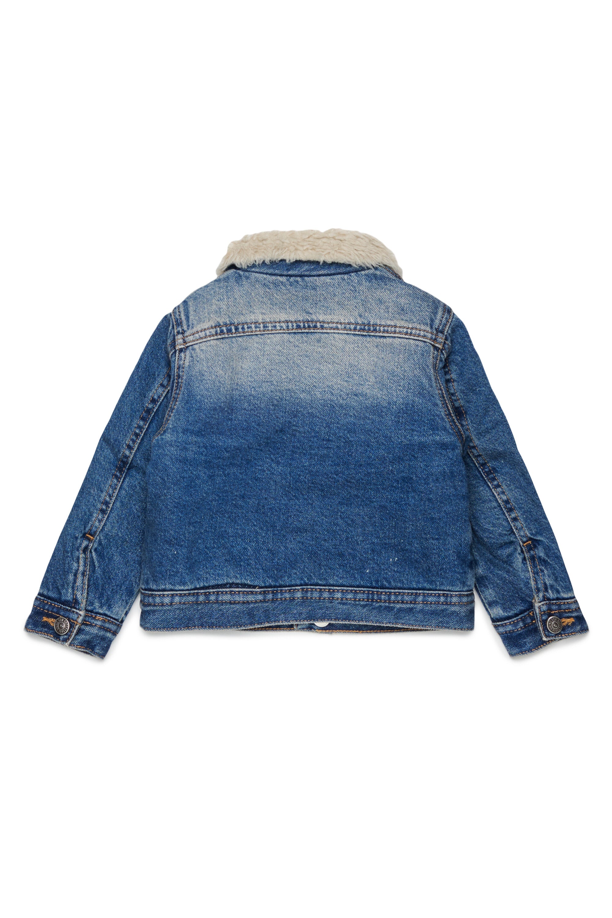 Chaqueta vaquera con logo estampado