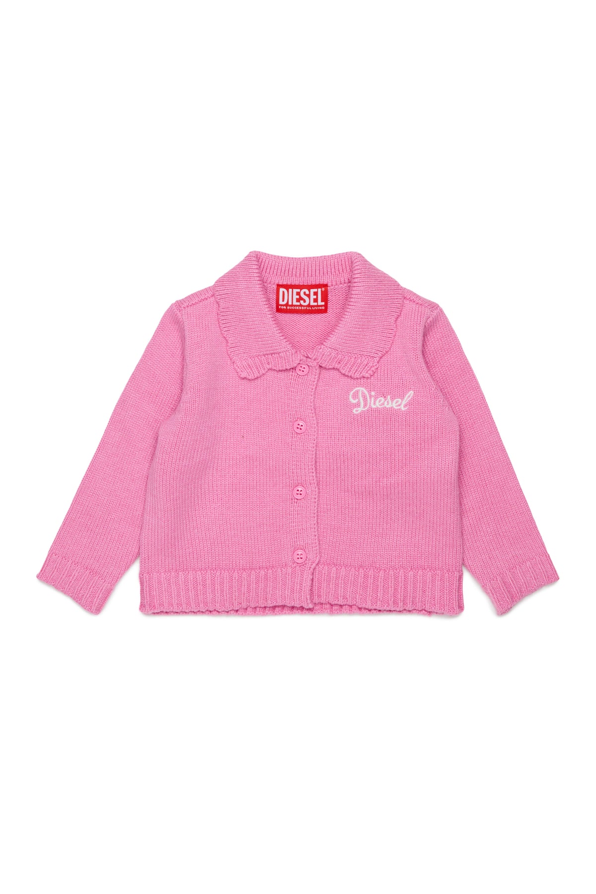 Cardigan en maille avec logo