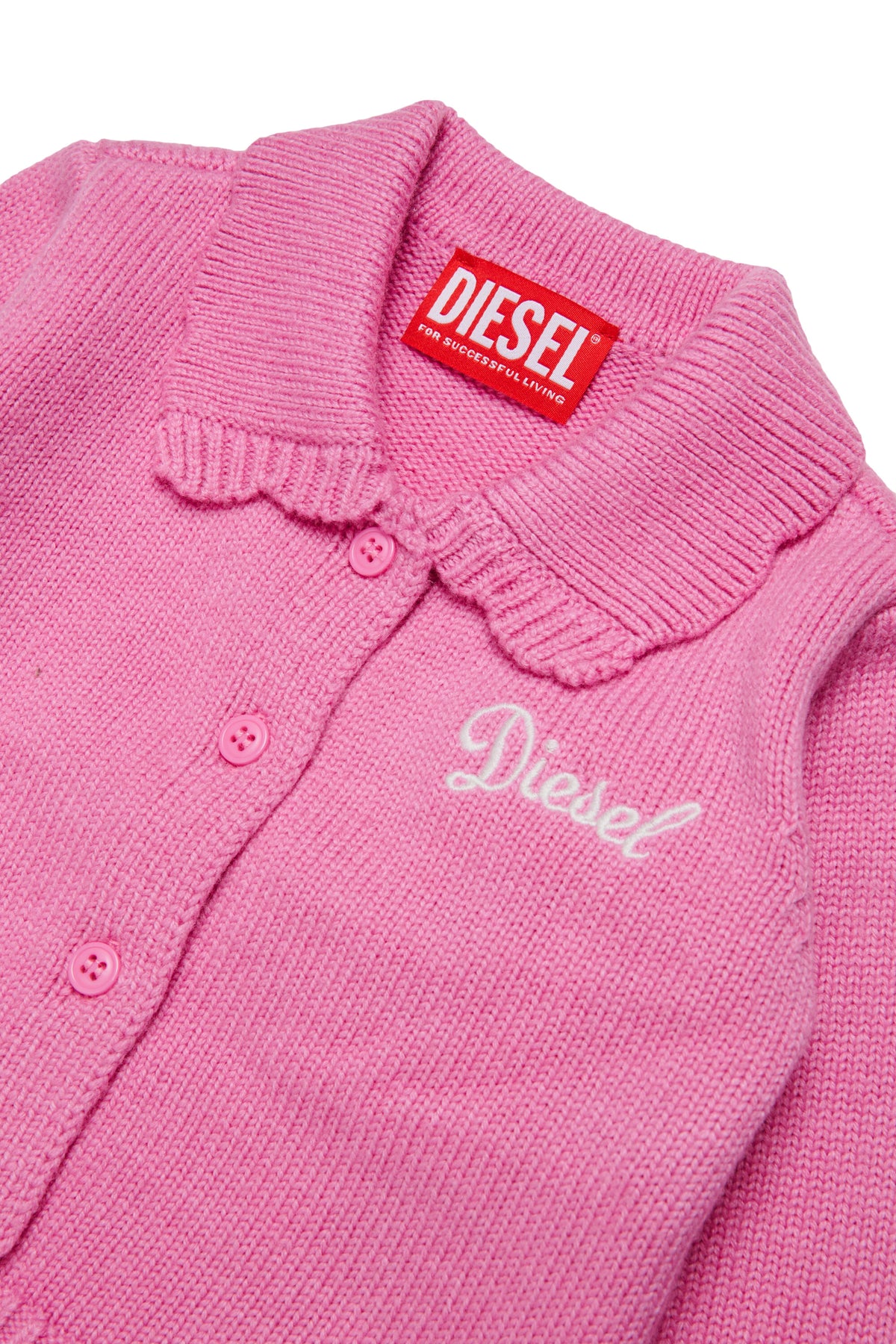 Cardigan en maille avec logo
