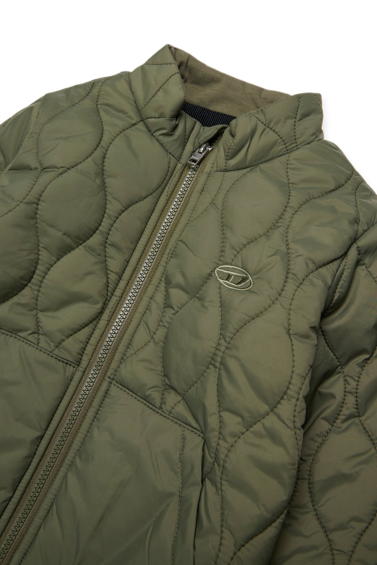Veste matelassée avec logo imprimé