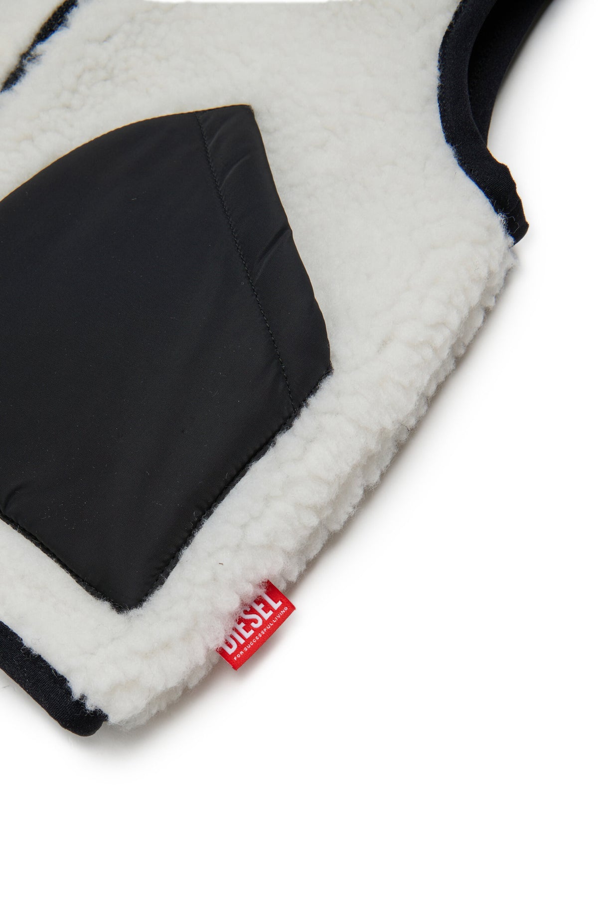 Gilet en teddy avec logo