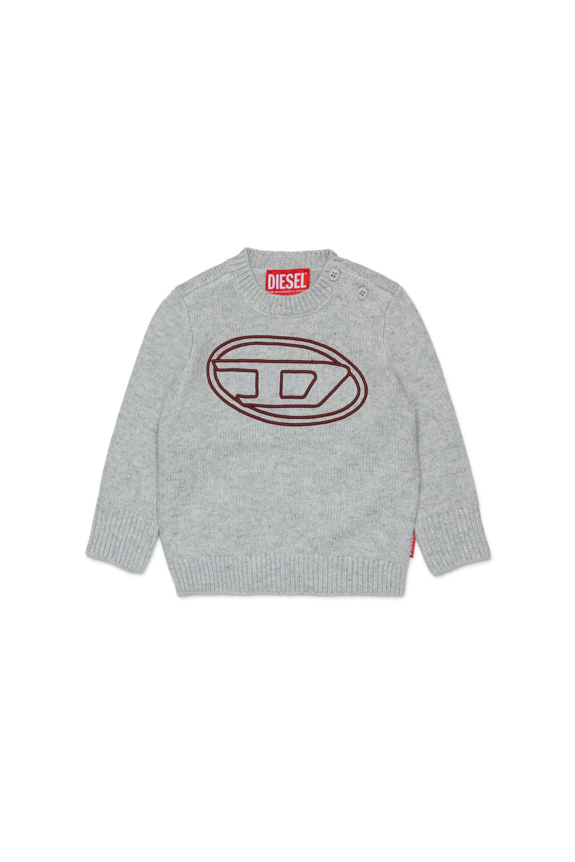 Pull ras du cou avec logo