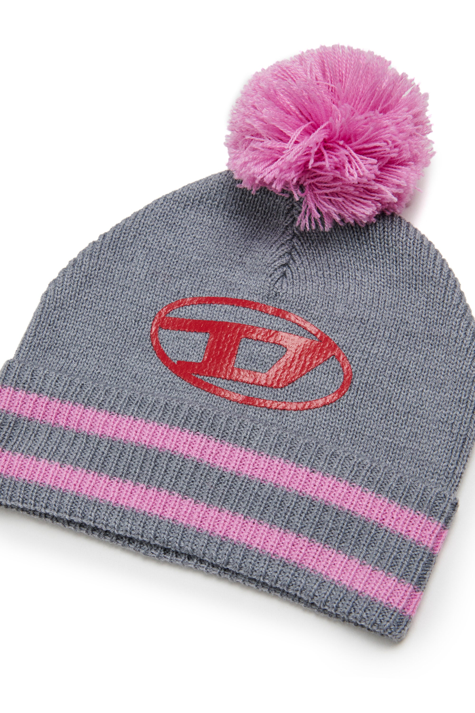 Bonnet à pompon avec logo