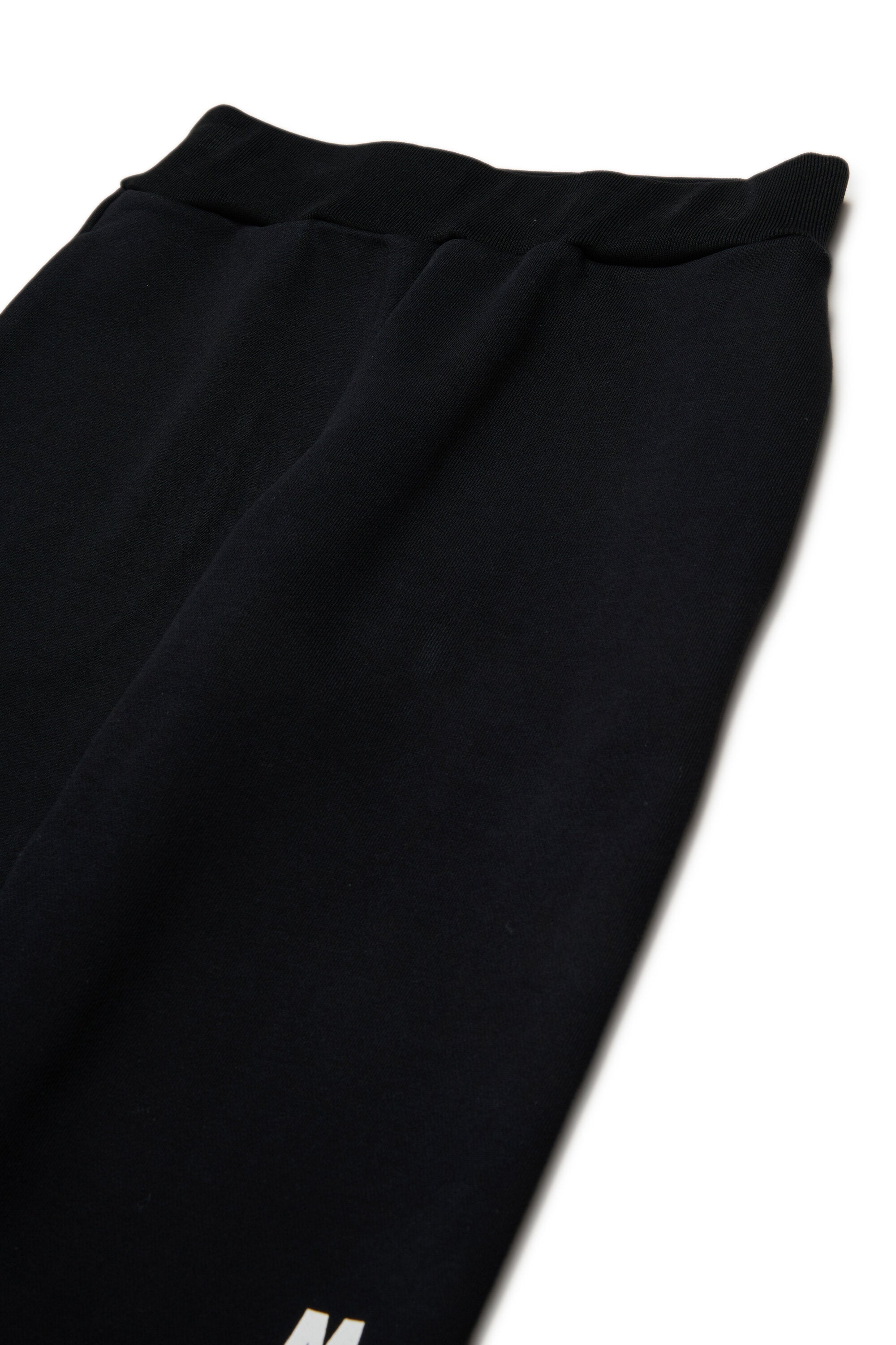 Fleece jogger pants with logo