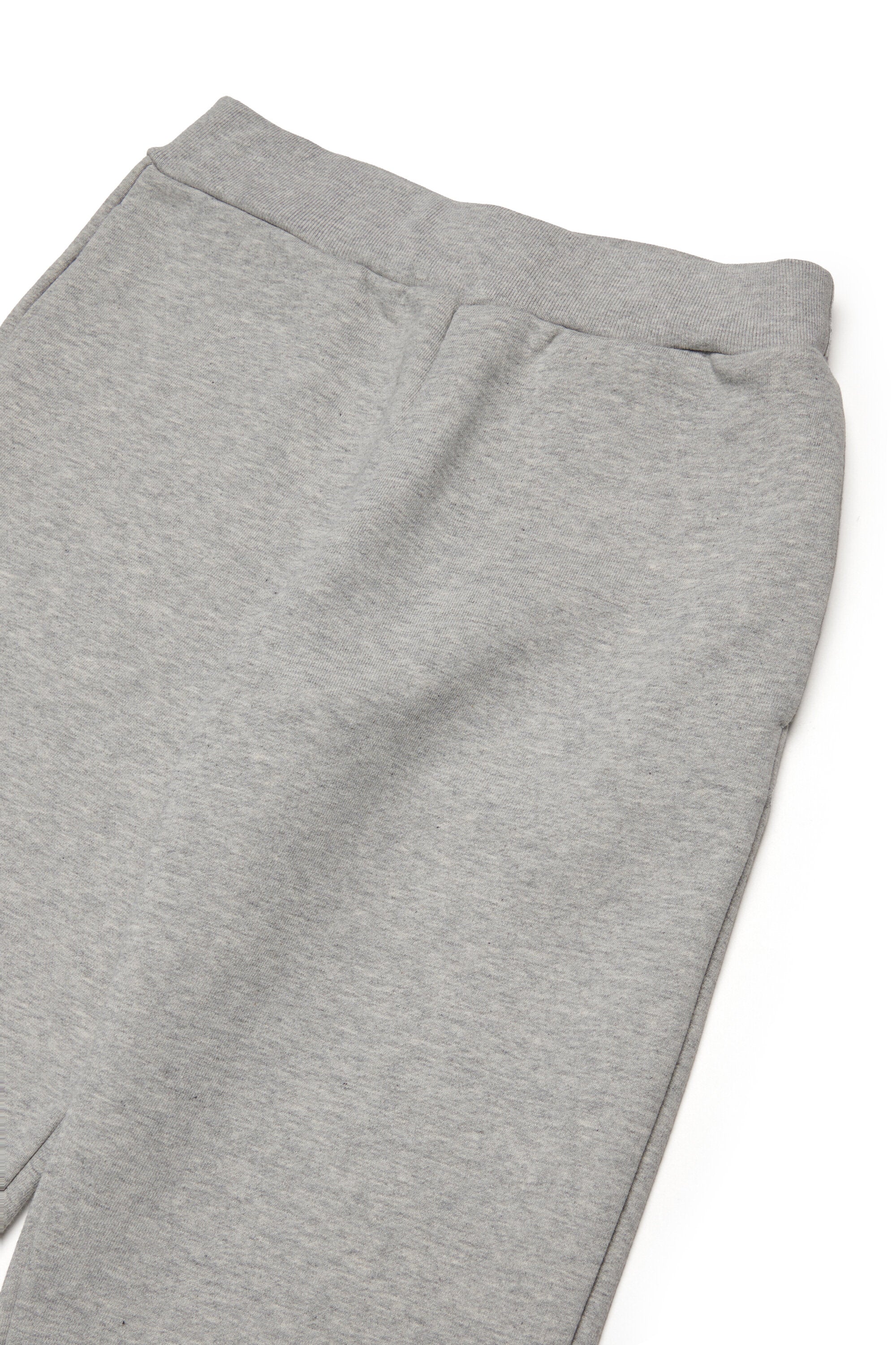 Fleece jogger pants with logo