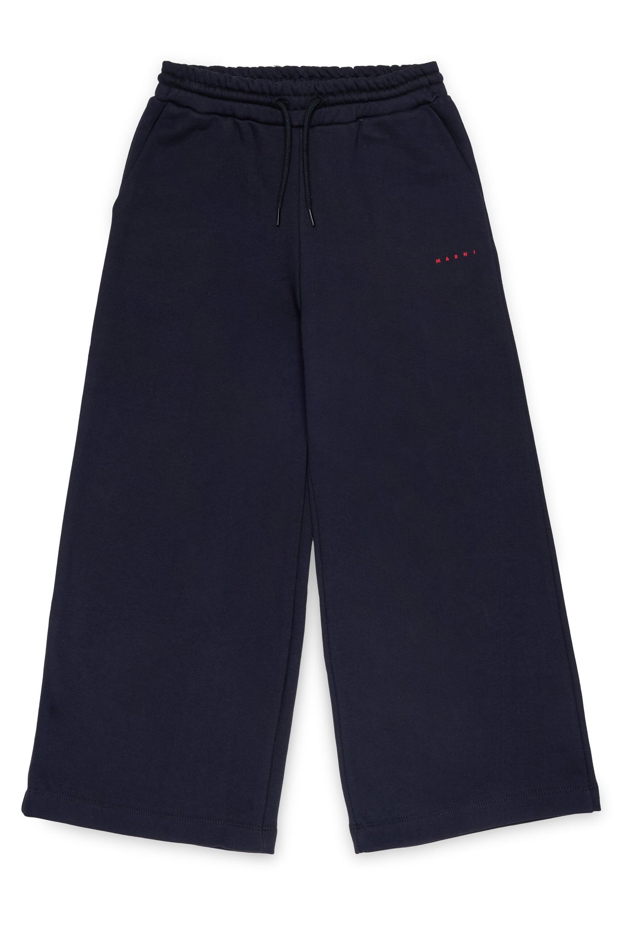 Pantalones con pernera ancha de felpa de marca