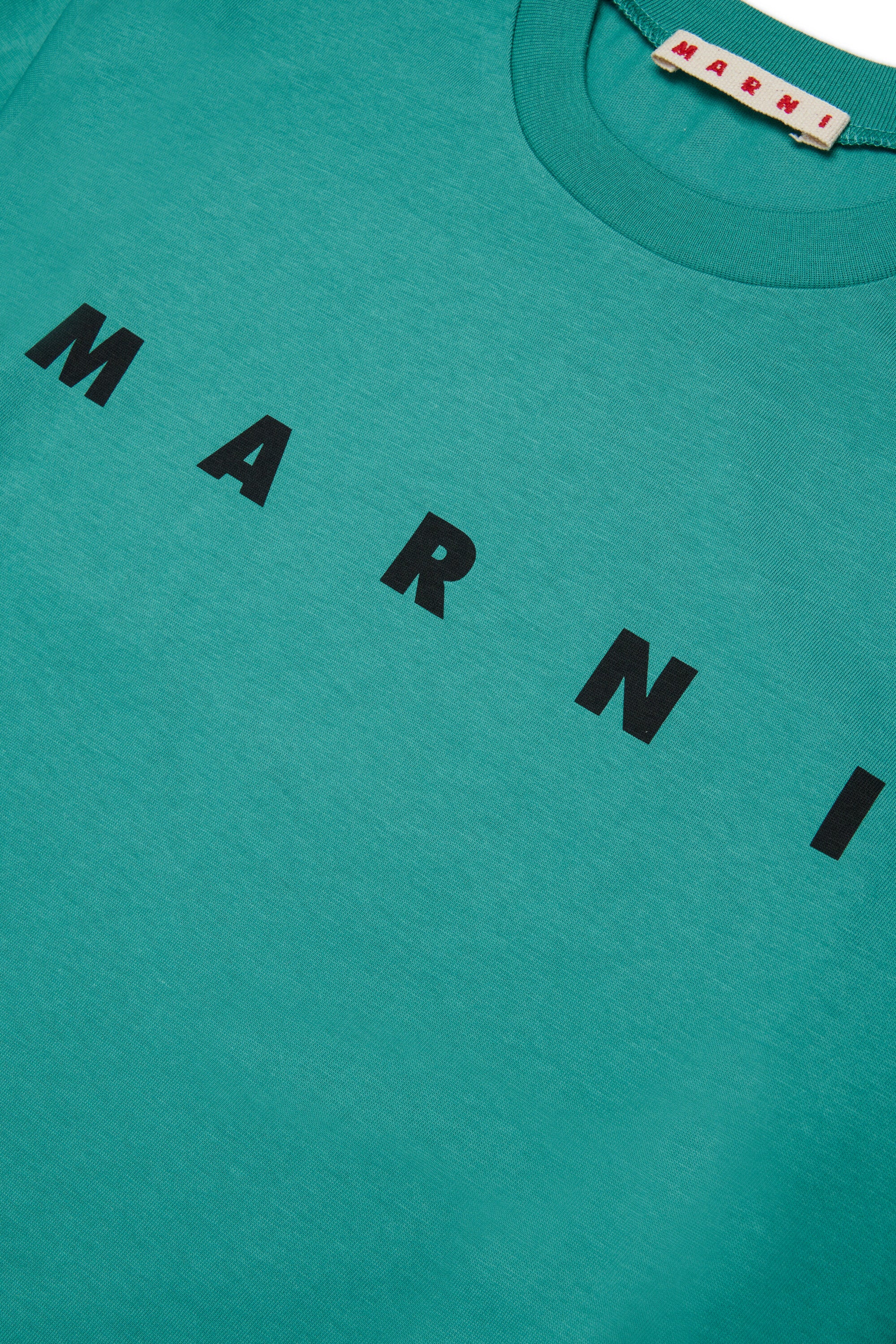 Camiseta de manga larga de jersey con logotipo Marni