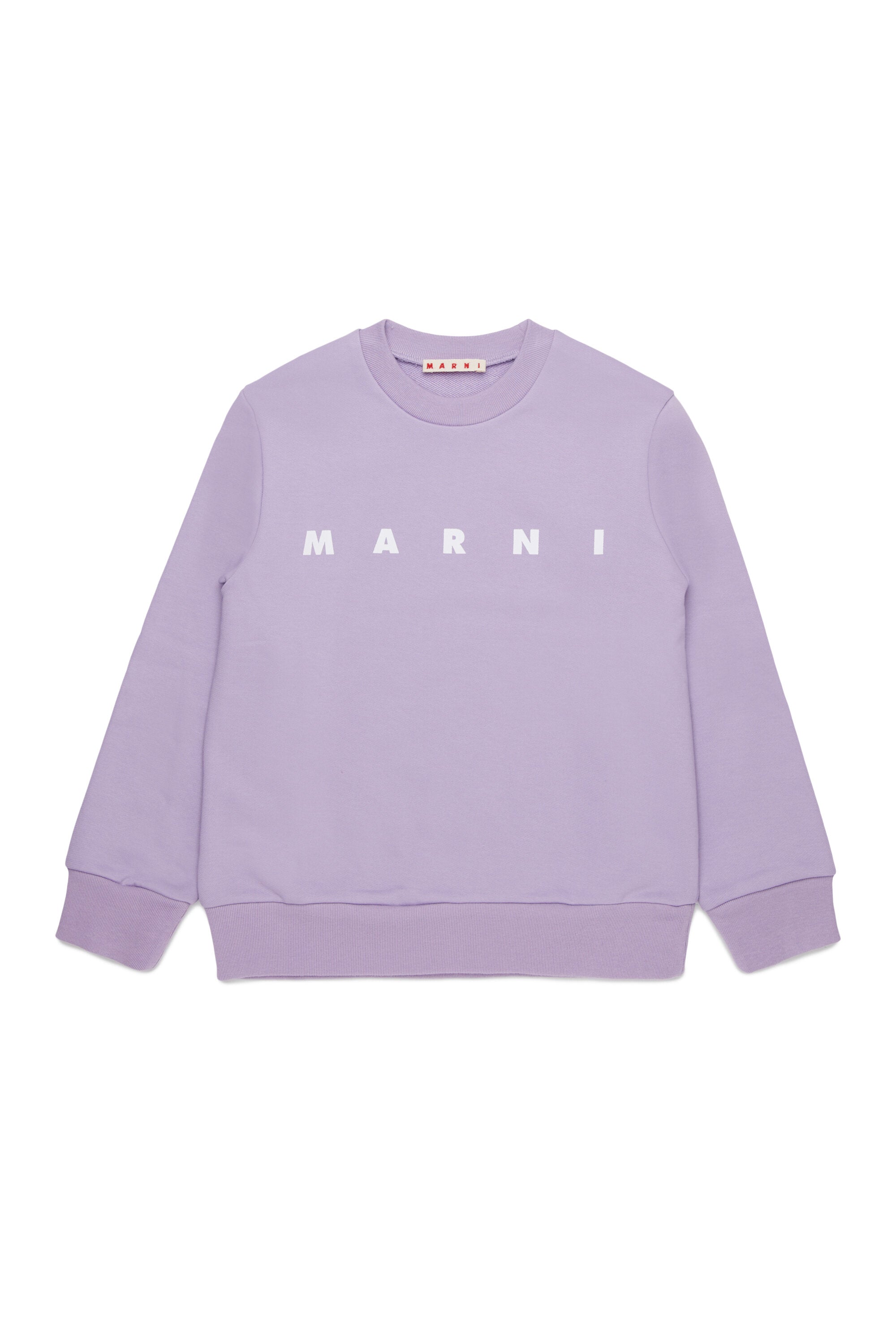 Sweat-shirt à col ras du cou avec logo Marni
