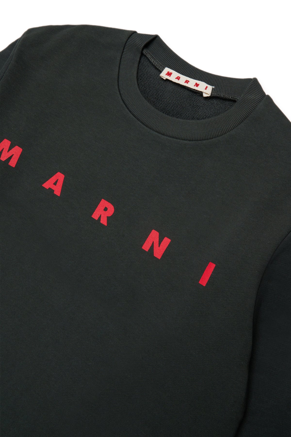 Sweat-shirt à col ras du cou avec logo Marni