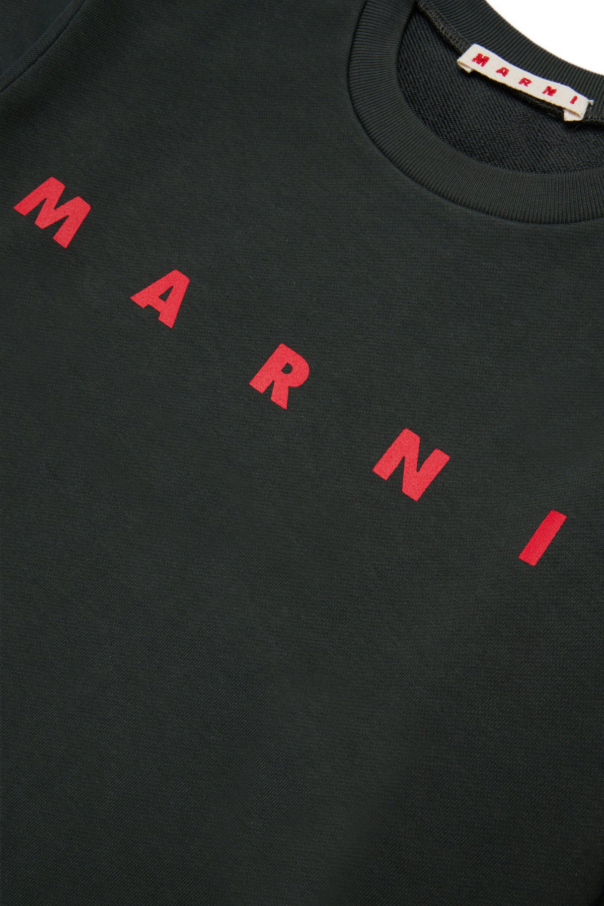 Sudadera de cuello redondo con logo Marni