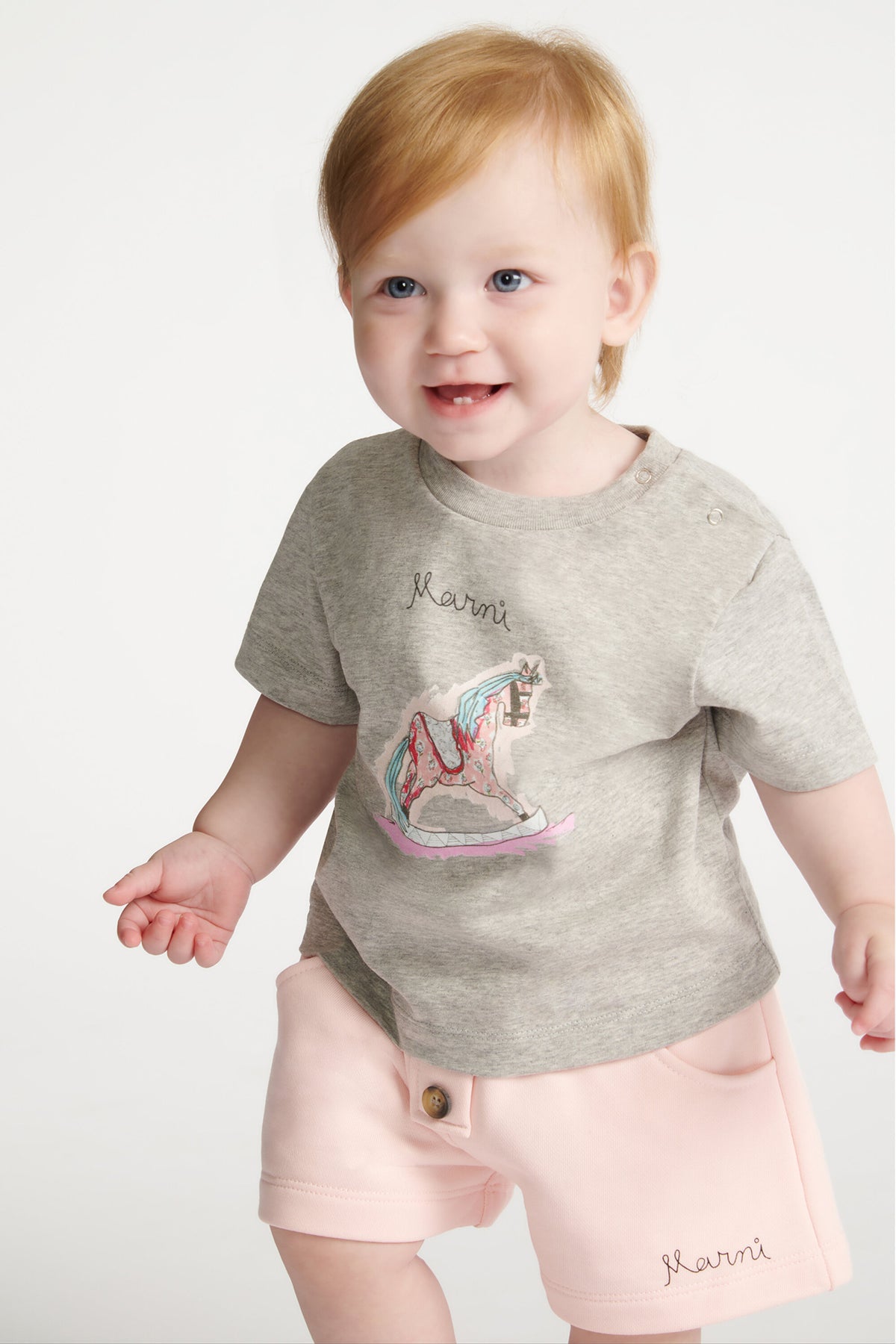 T-shirt à col rond avec logo