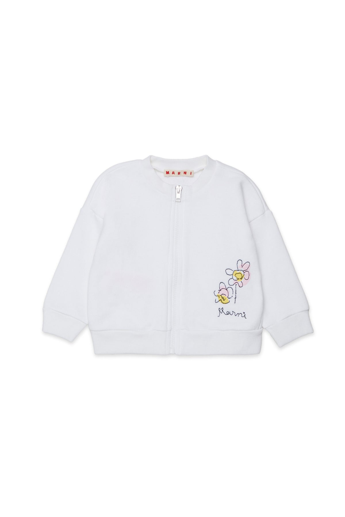 Sweat à fermeture zippée intégrale avec logo