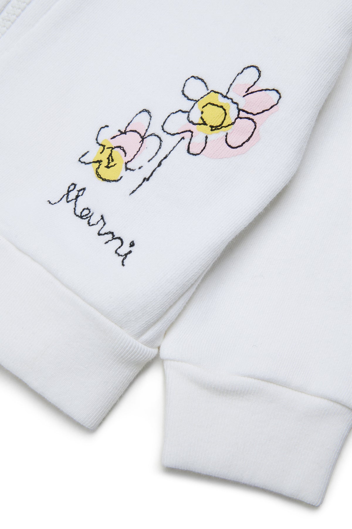 Sweat à fermeture zippée intégrale avec logo