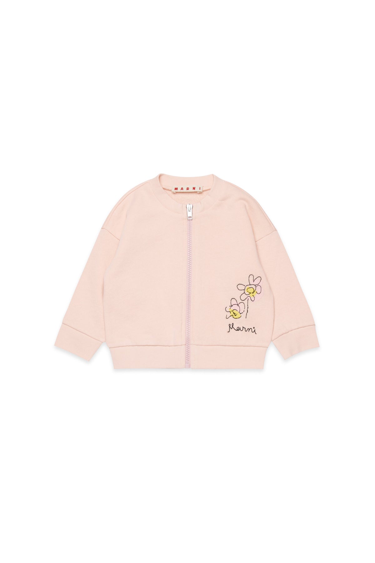 Sweat à fermeture zippée intégrale avec logo