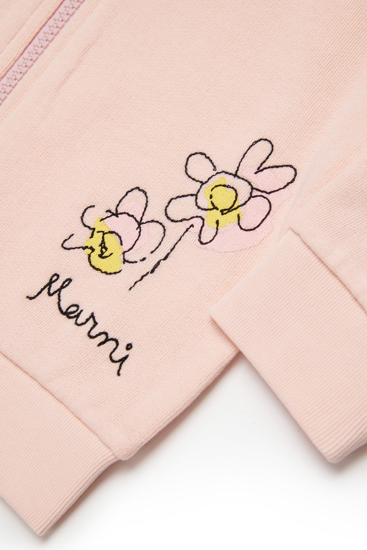 Sweat à fermeture zippée intégrale avec logo