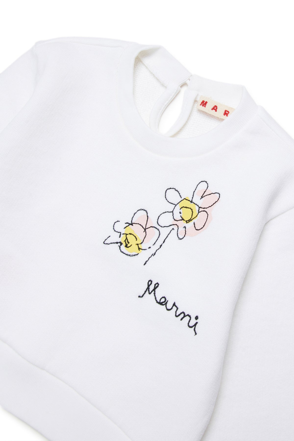 Sudadera con cuello redondo y logo