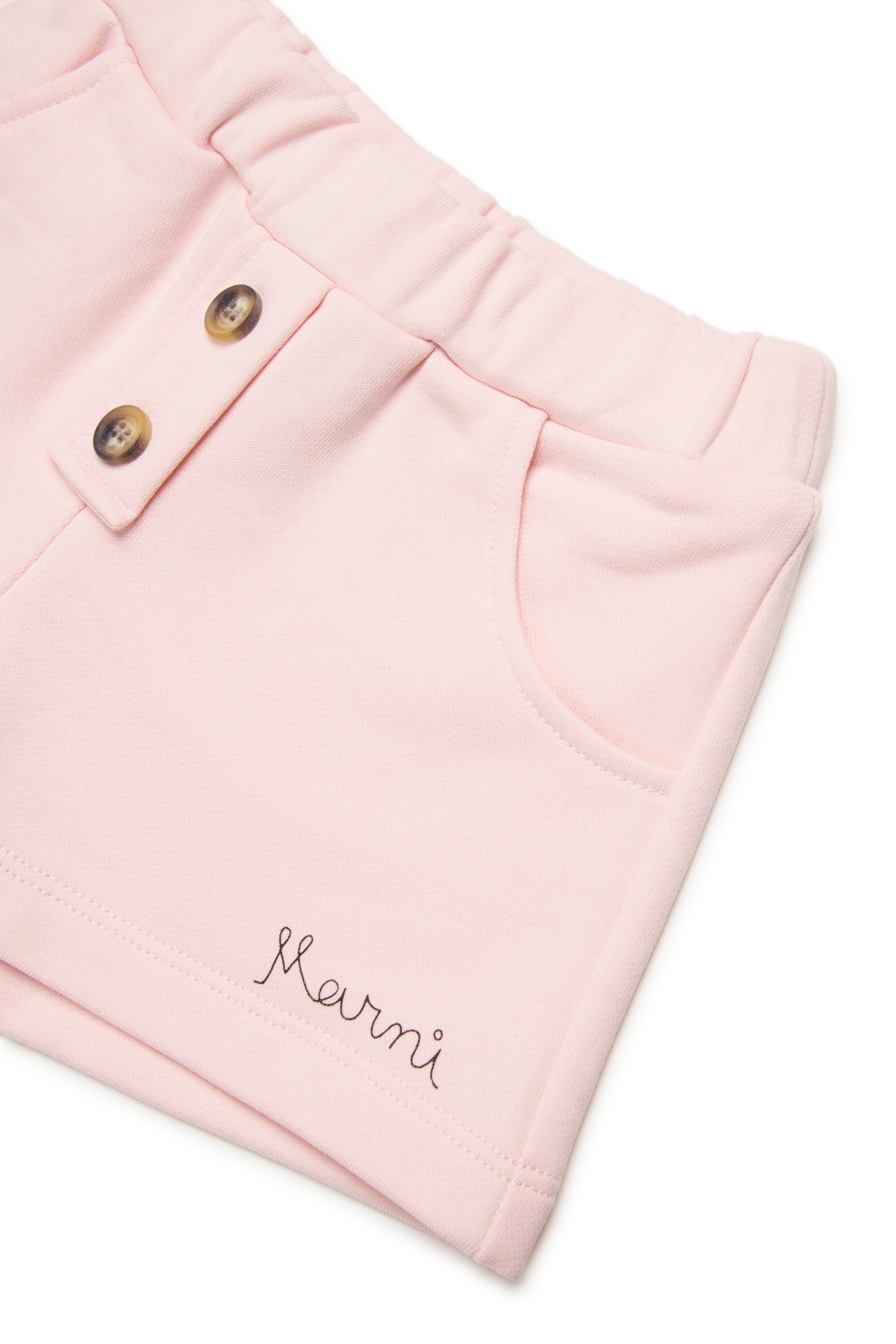Short en molleton avec logo