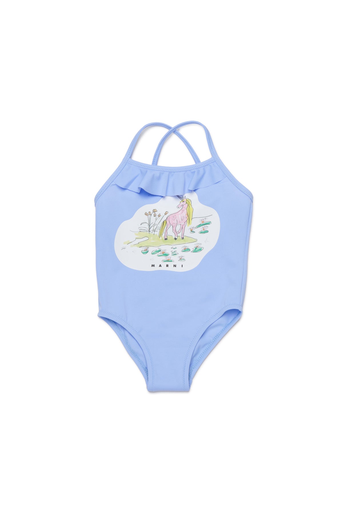 Maillot de bain une pièce avec logo imprimé