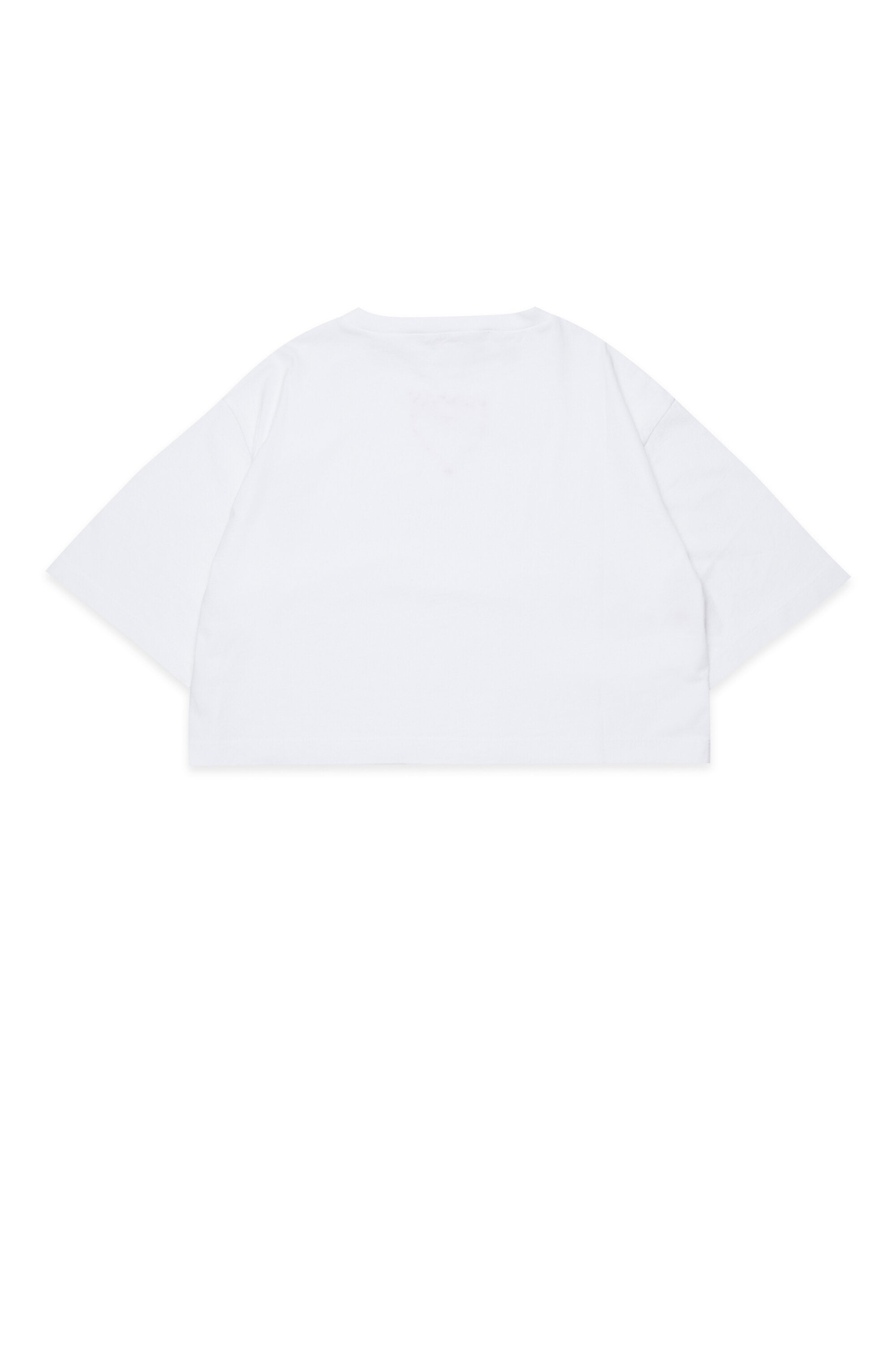 T-shirt with heart embroidery on the front