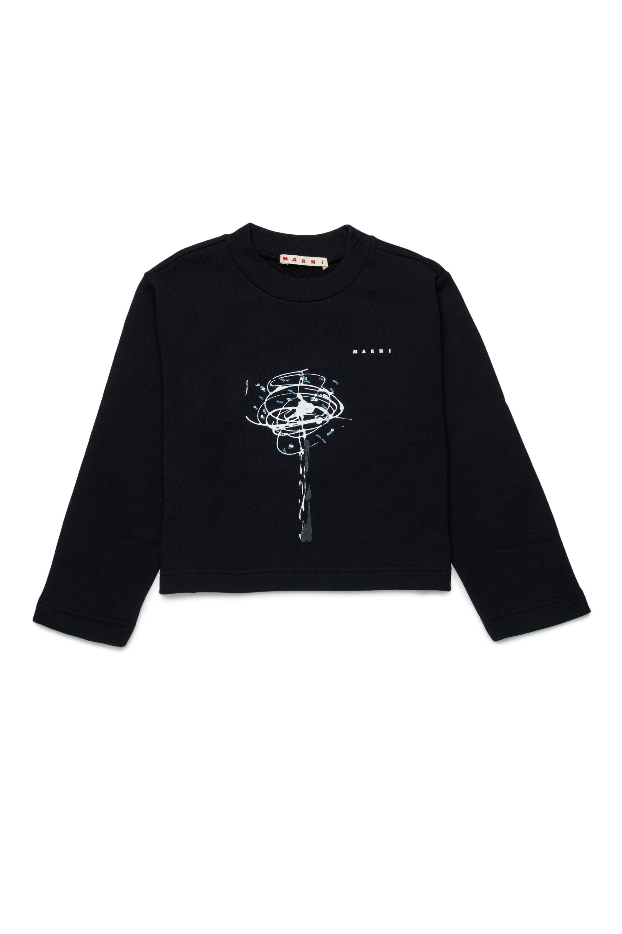 Sweat-shirt à col rond avec logo