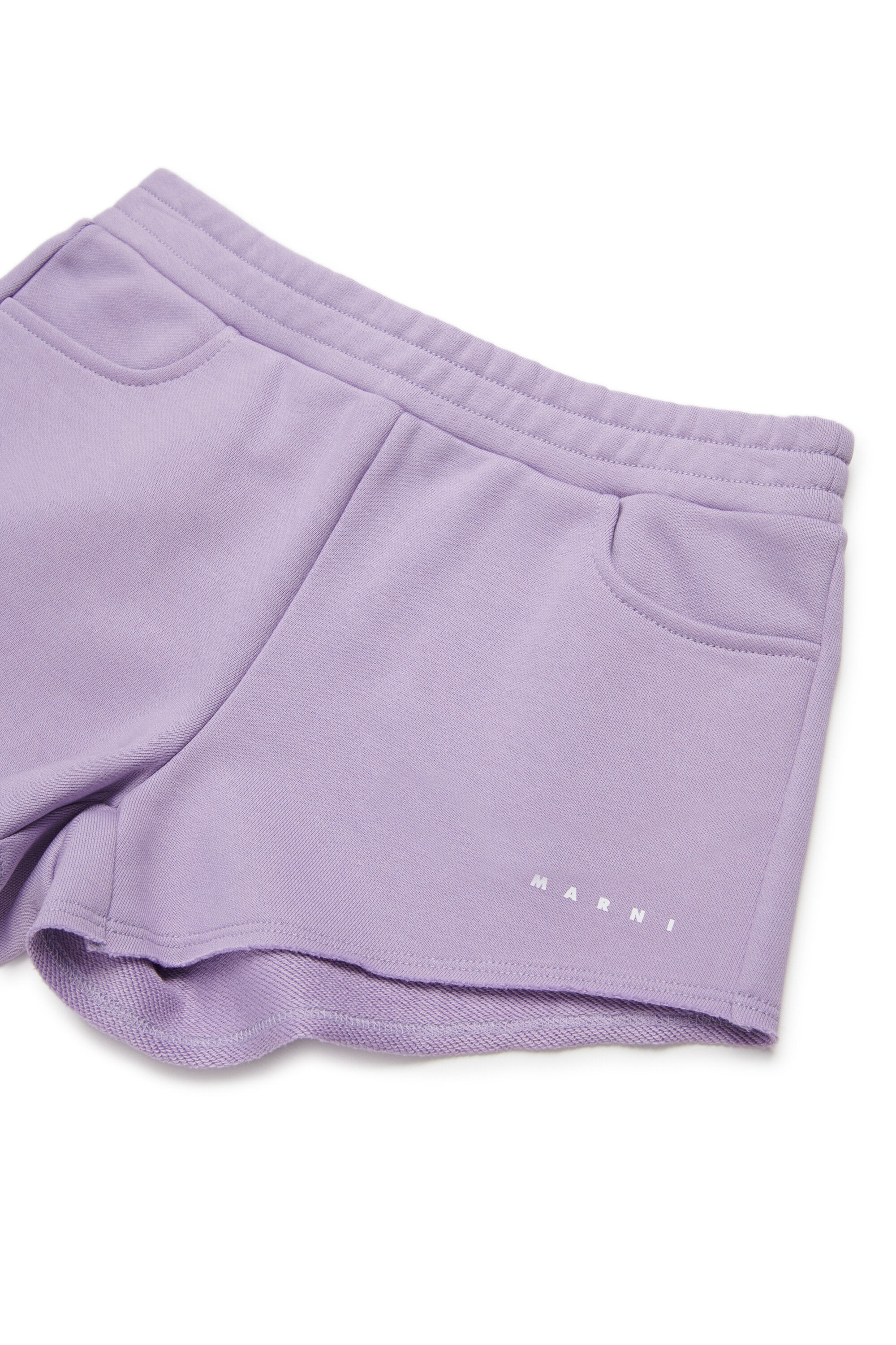 Short en molleton avec logo
