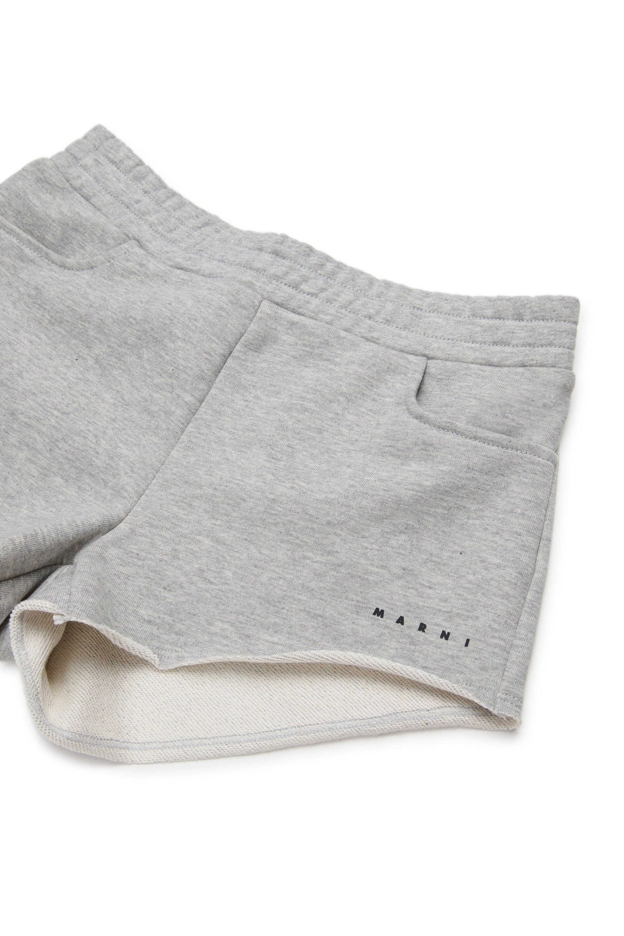 Short en molleton avec logo