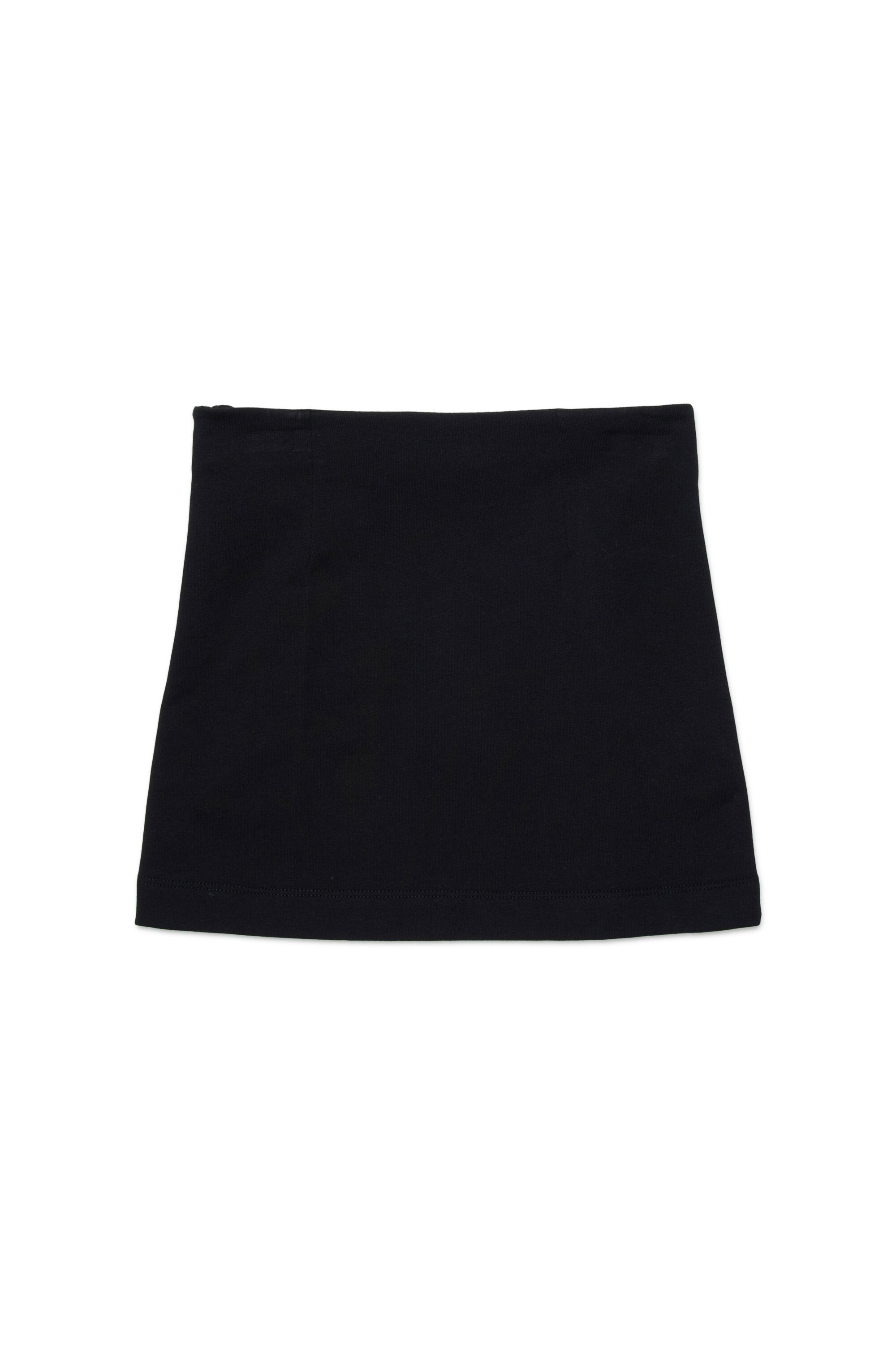Mini-jupe avec détails plissés