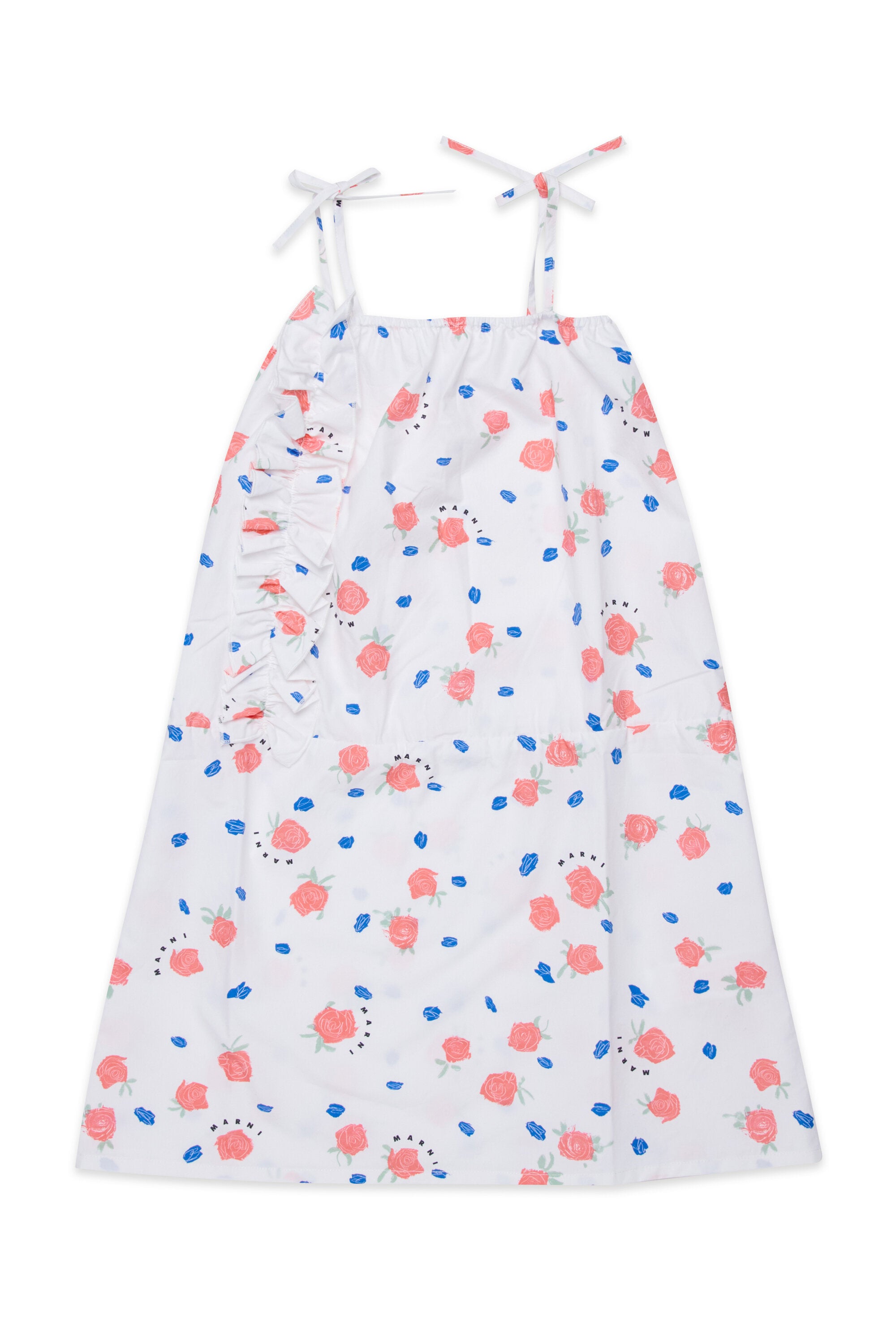 Robe à bretelles avec imprimé fleuri