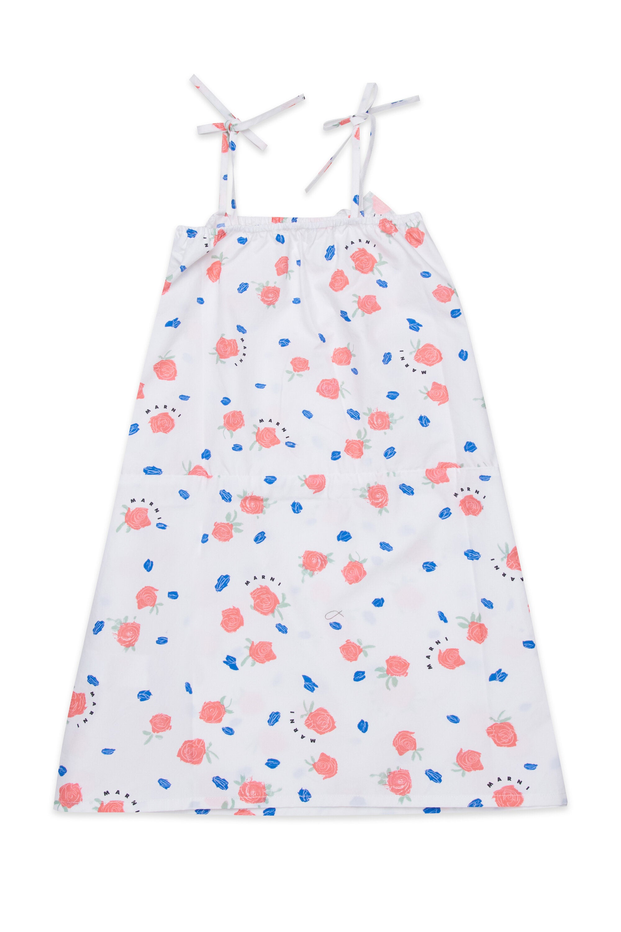 Robe à bretelles avec imprimé fleuri