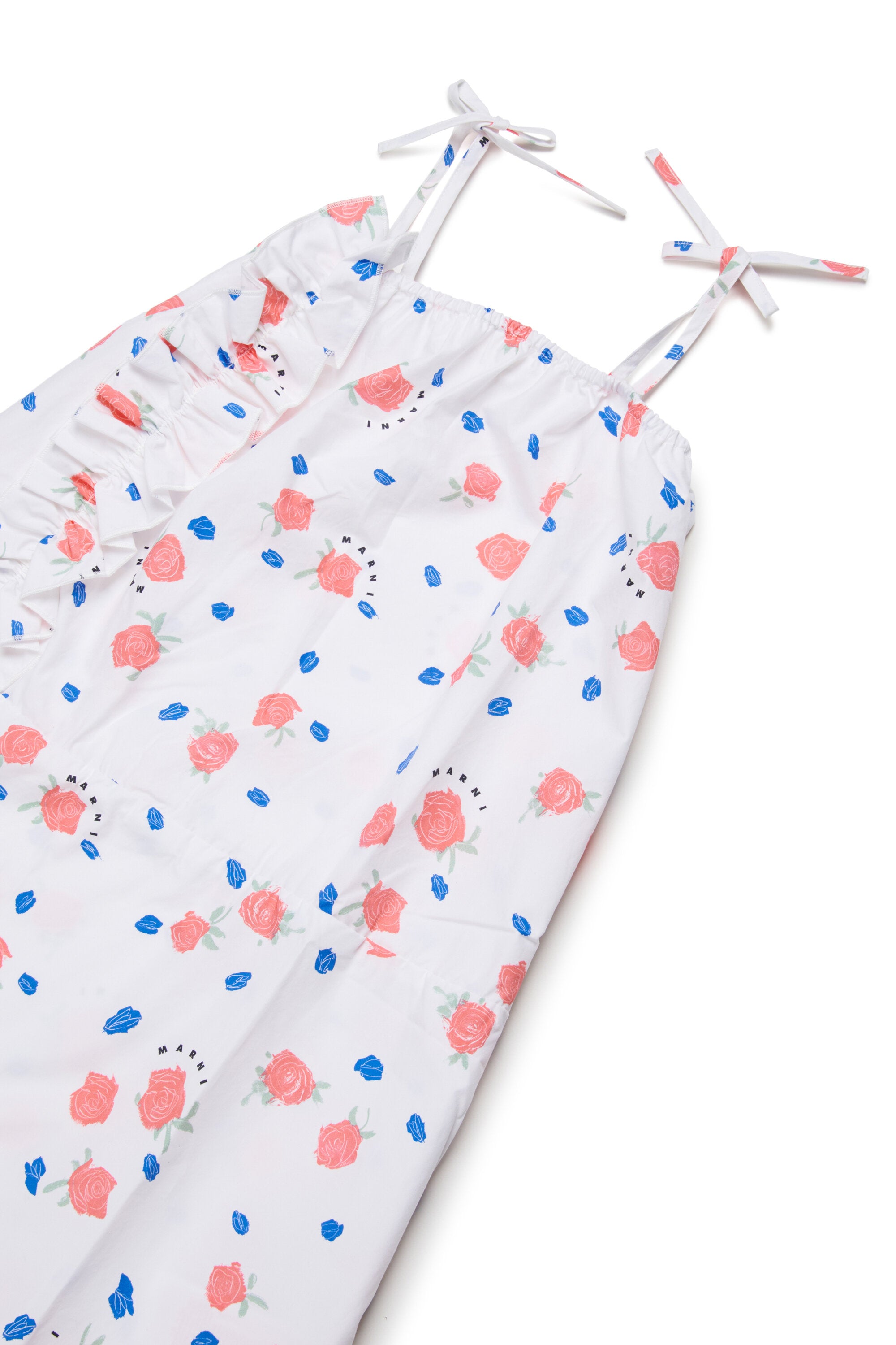 Robe à bretelles avec imprimé fleuri