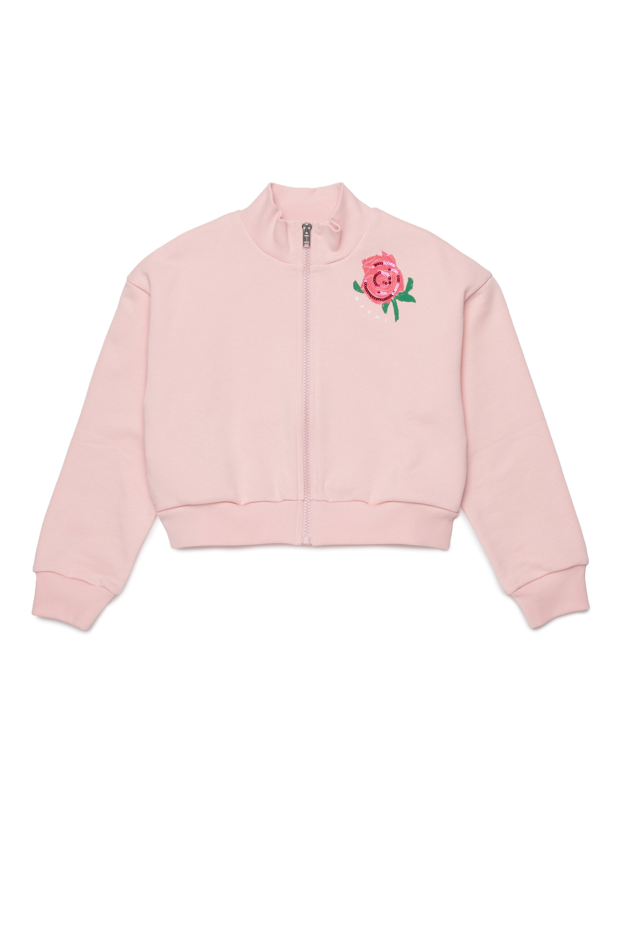 Sweat à fermeture éclair intégrale avec logo
