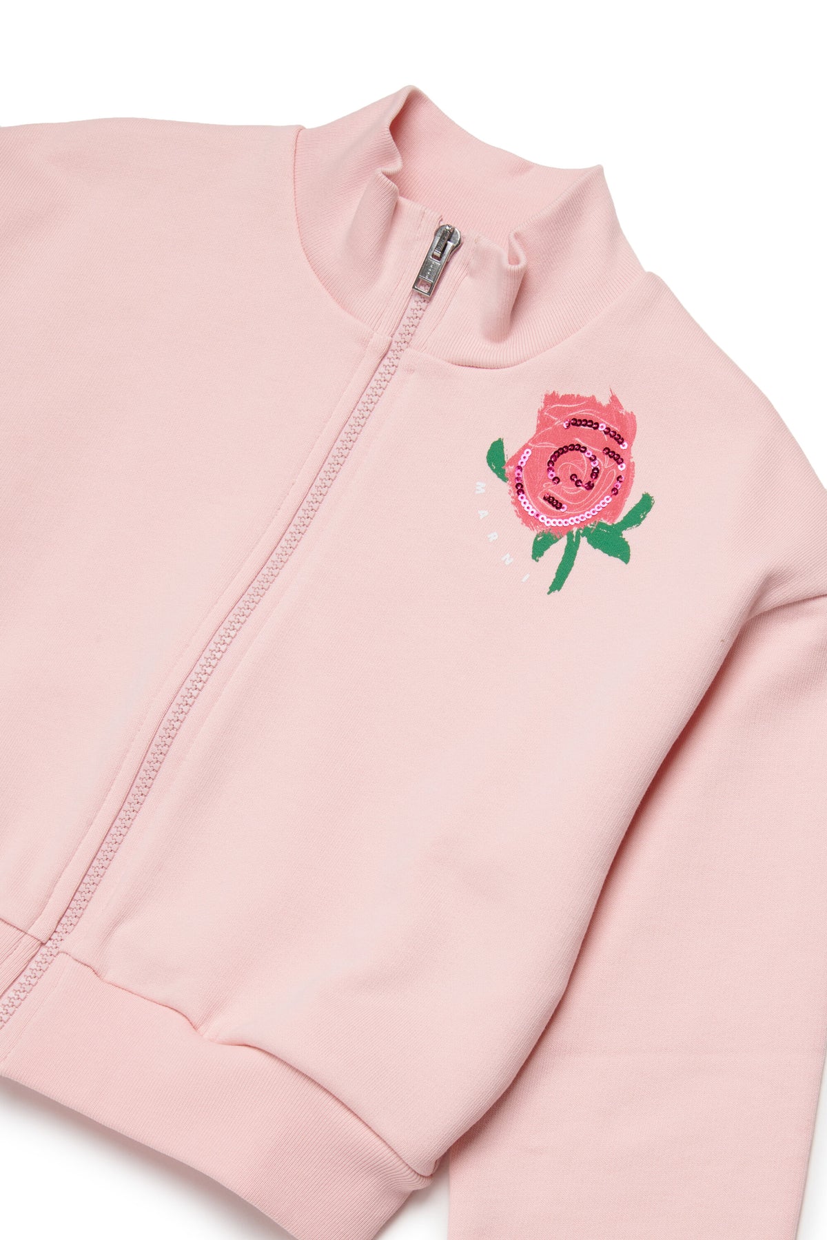 Sweat à fermeture éclair intégrale avec logo