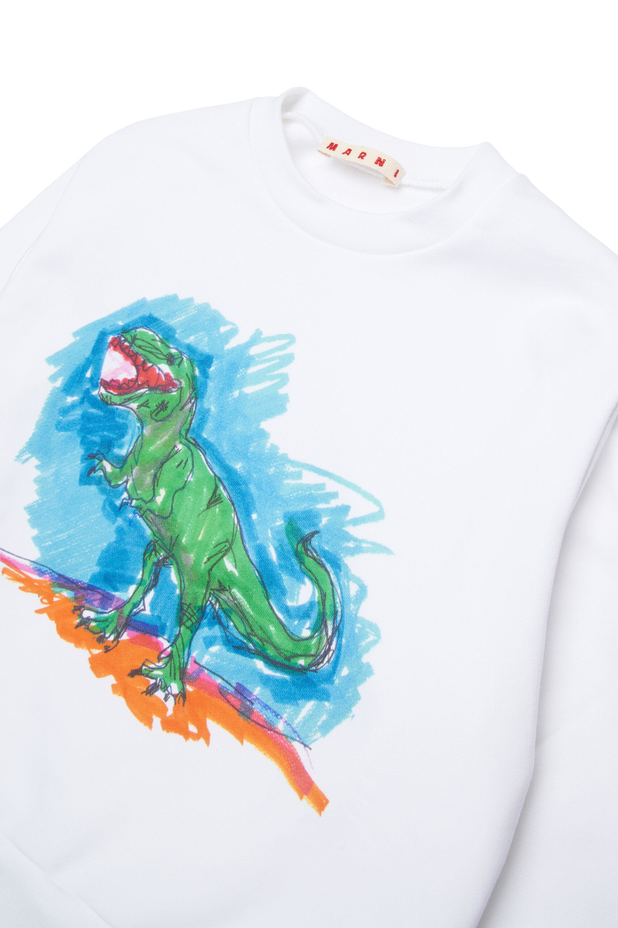 Sudadera de cuello redondo con logo temático de Jurassic World