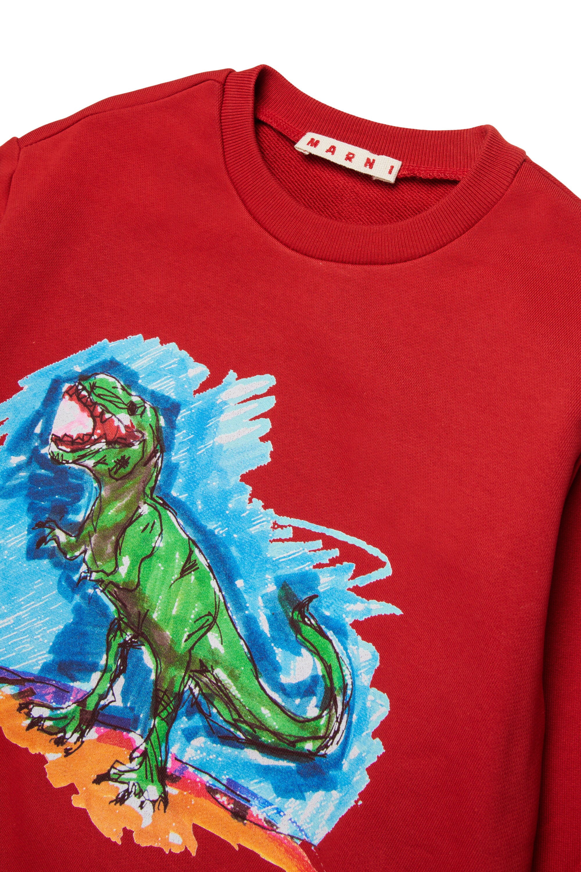 Sudadera de cuello redondo con logo temático de Jurassic World