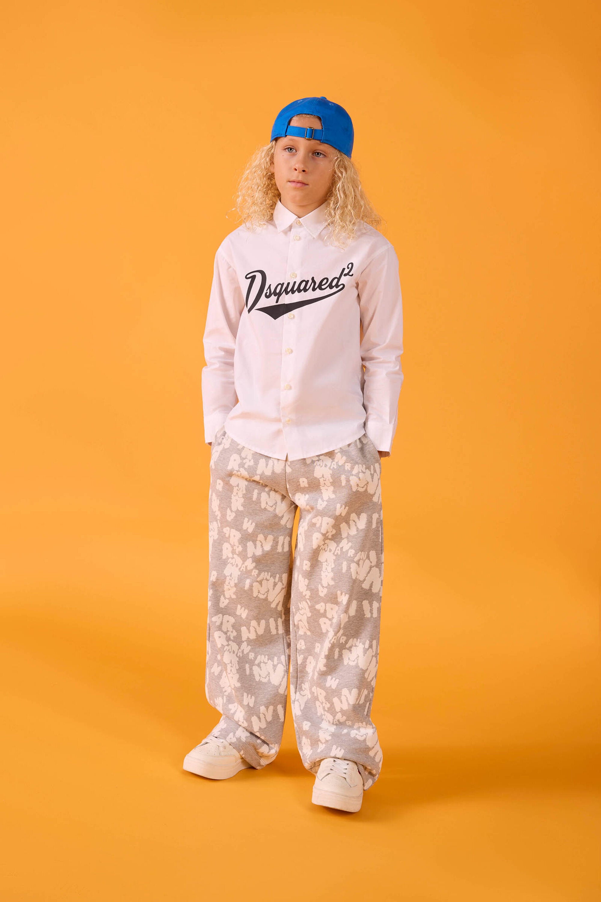 Pantalon en molleton à logo intégral