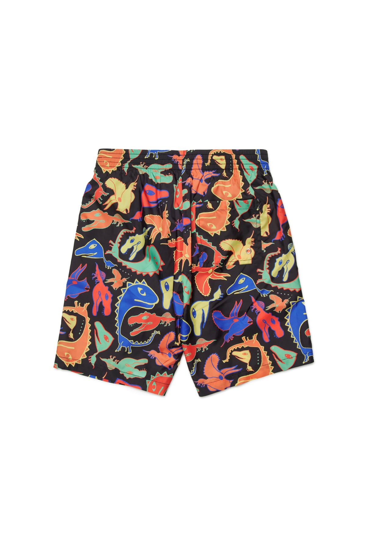 Bóxer de baño con estampado de dinosaurios multicolor