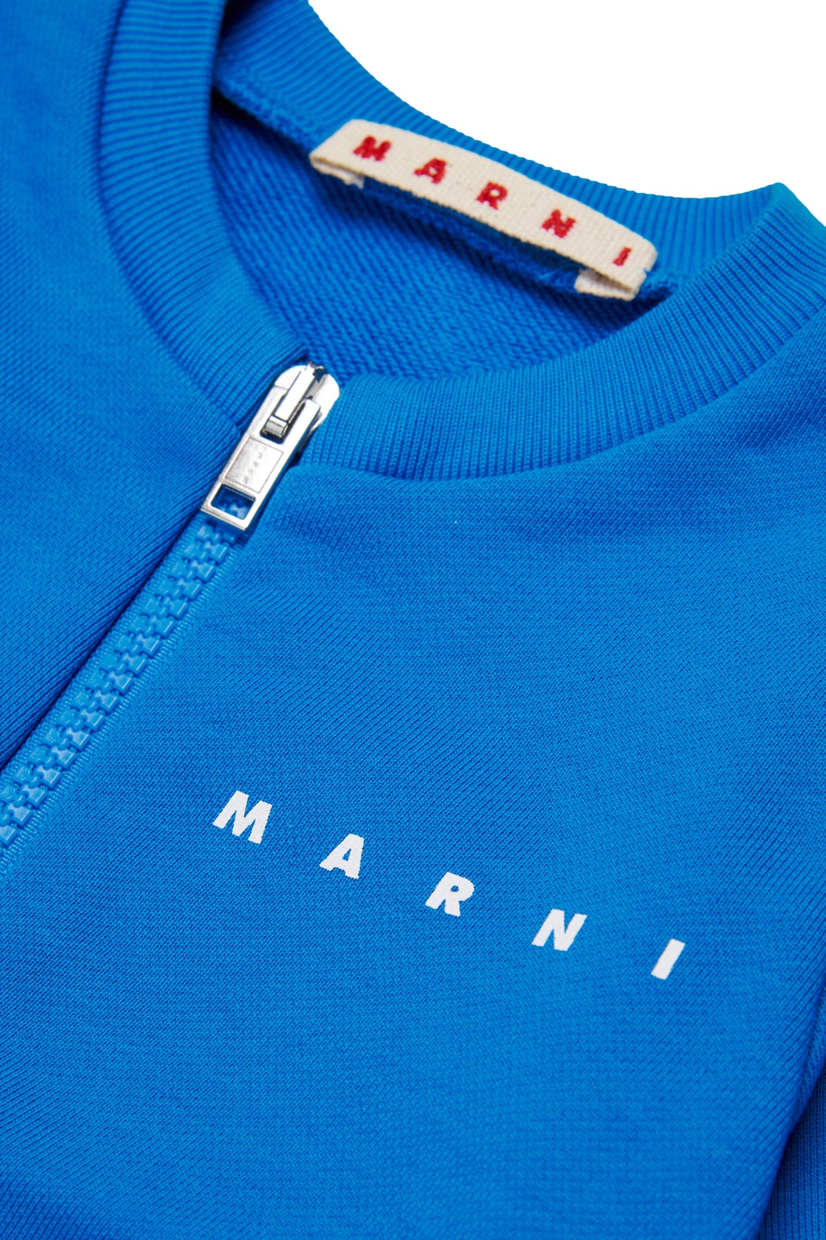 Sweat à fermeture zippée complète avec logo