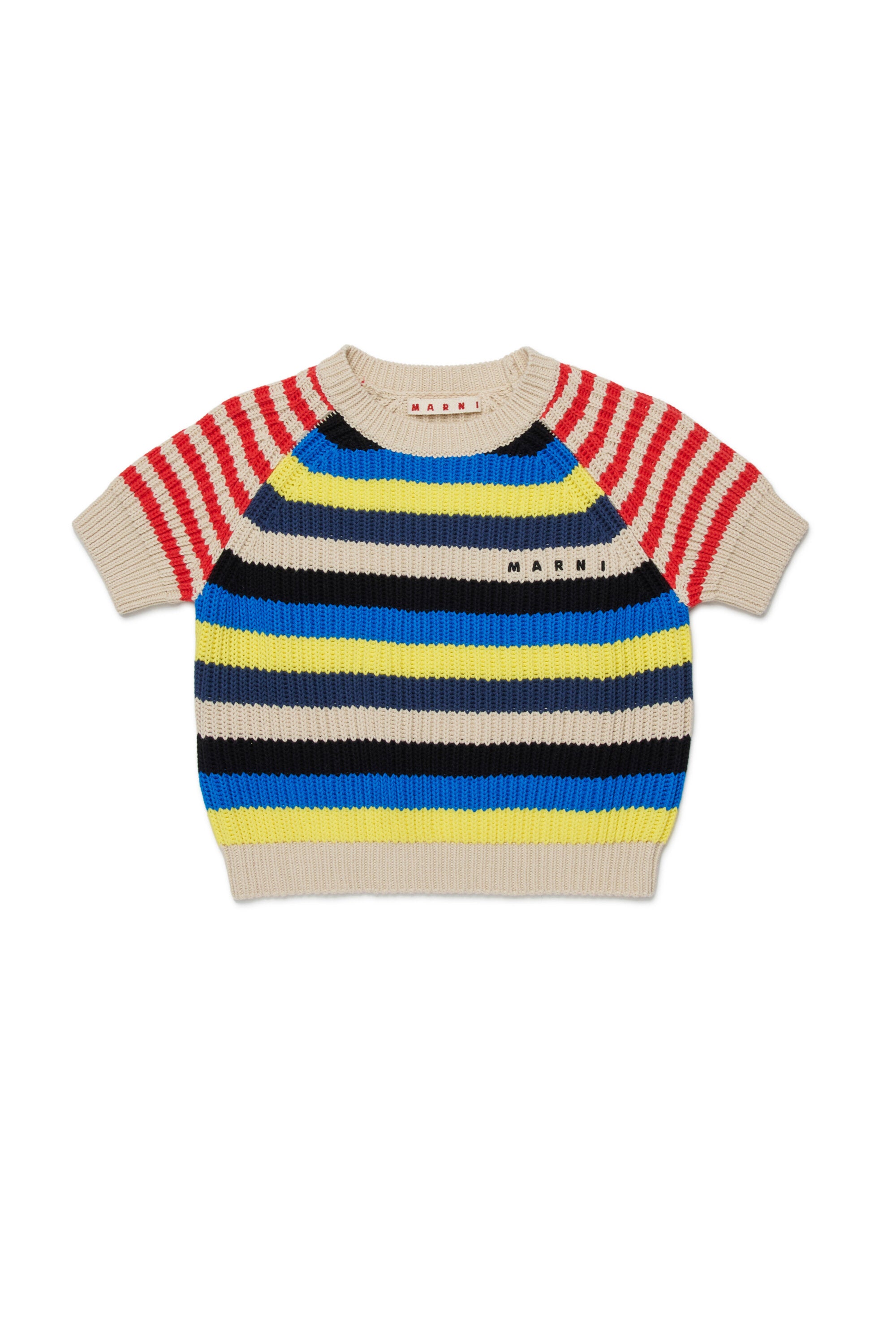 Pull col rond avec logo