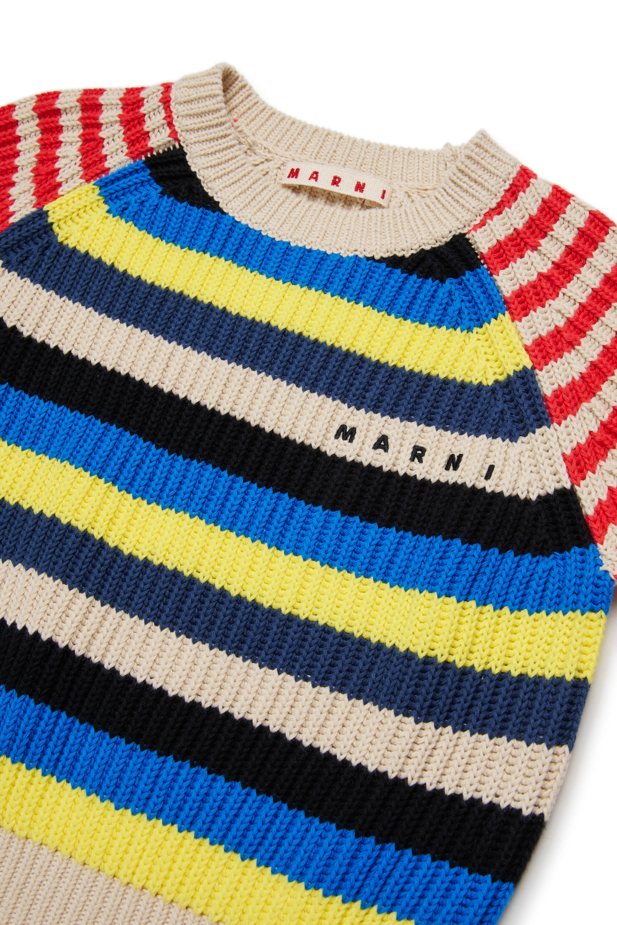 Pull col rond avec logo