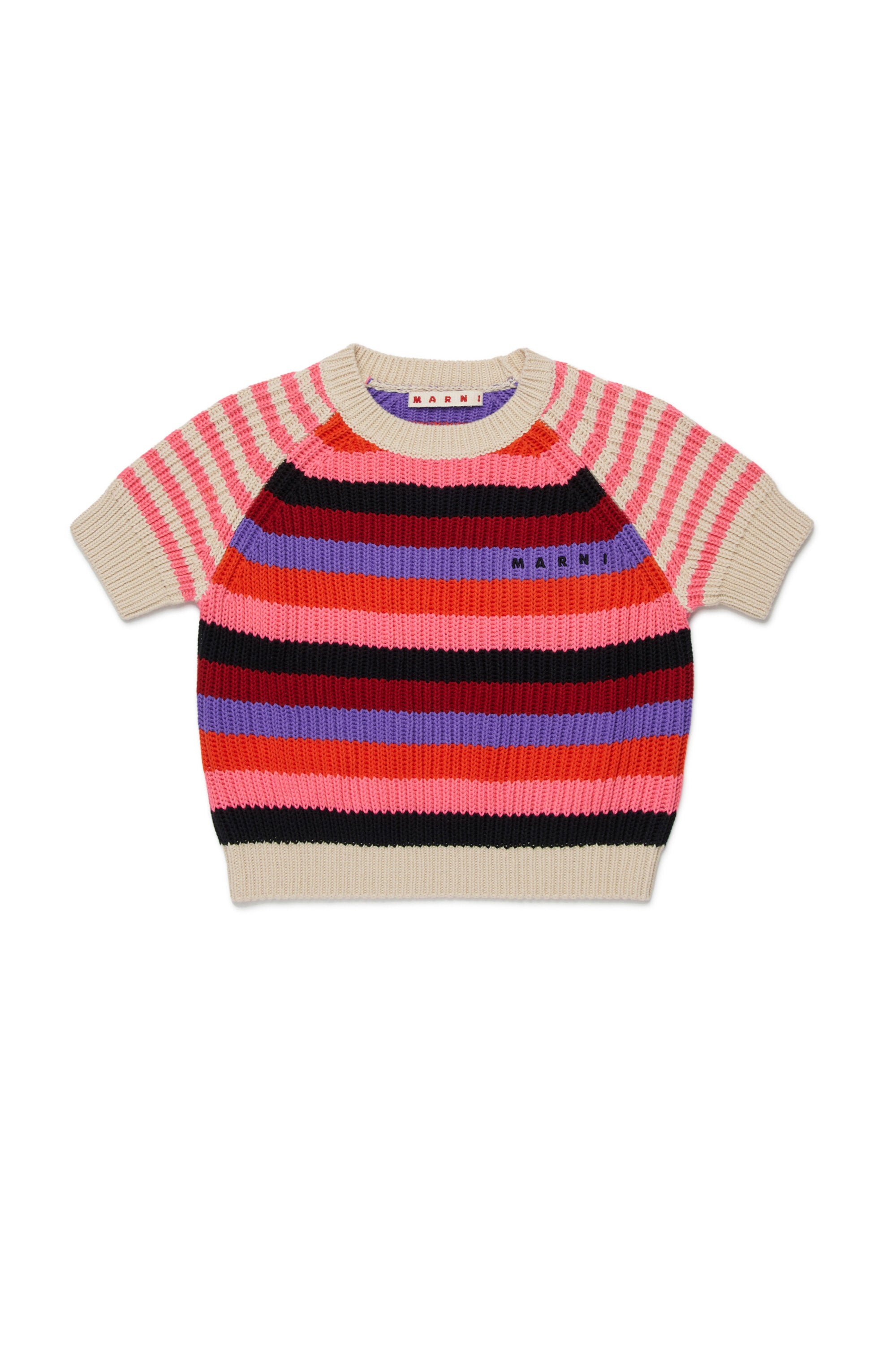 Pull col rond avec logo
