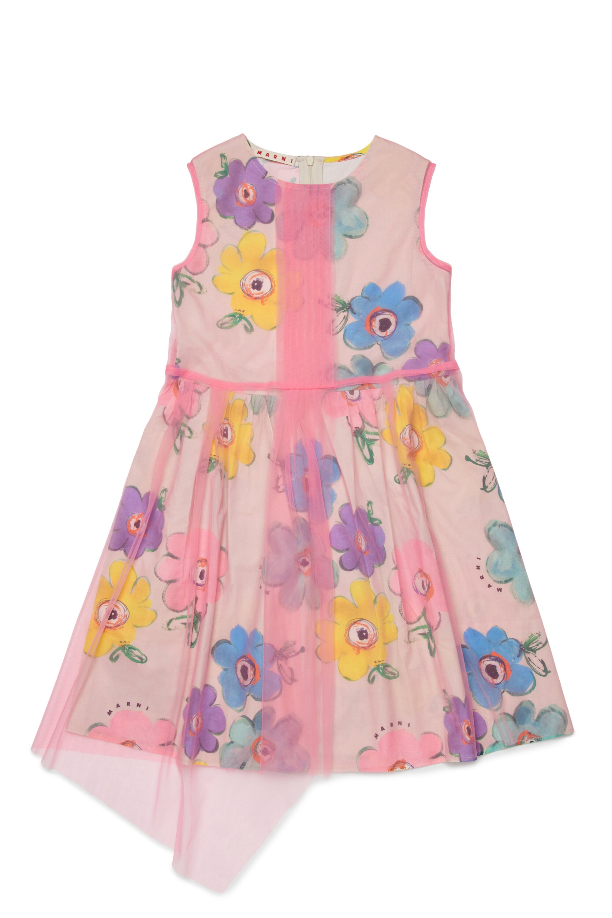 Robe midi à fleurs
