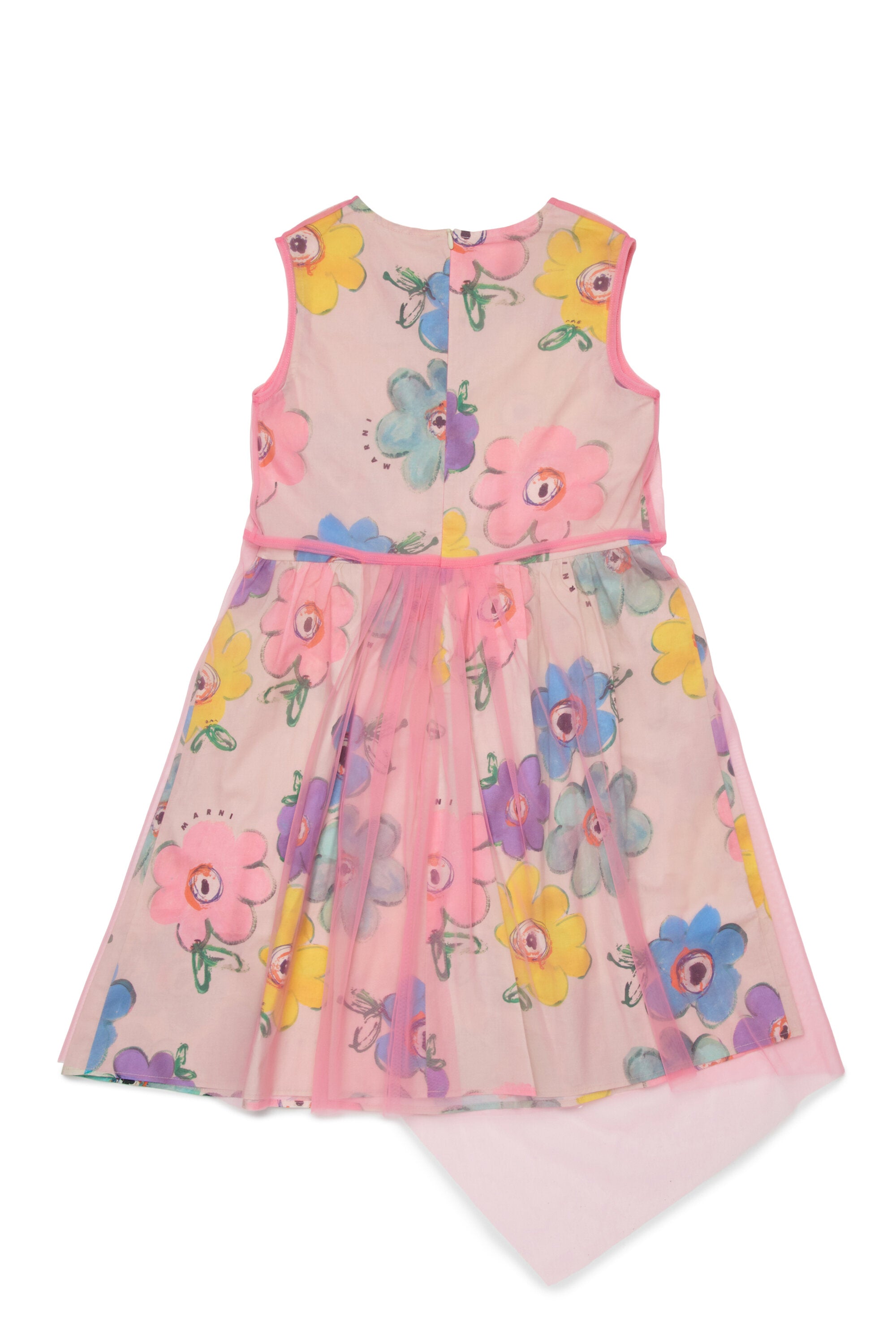 Robe midi à fleurs